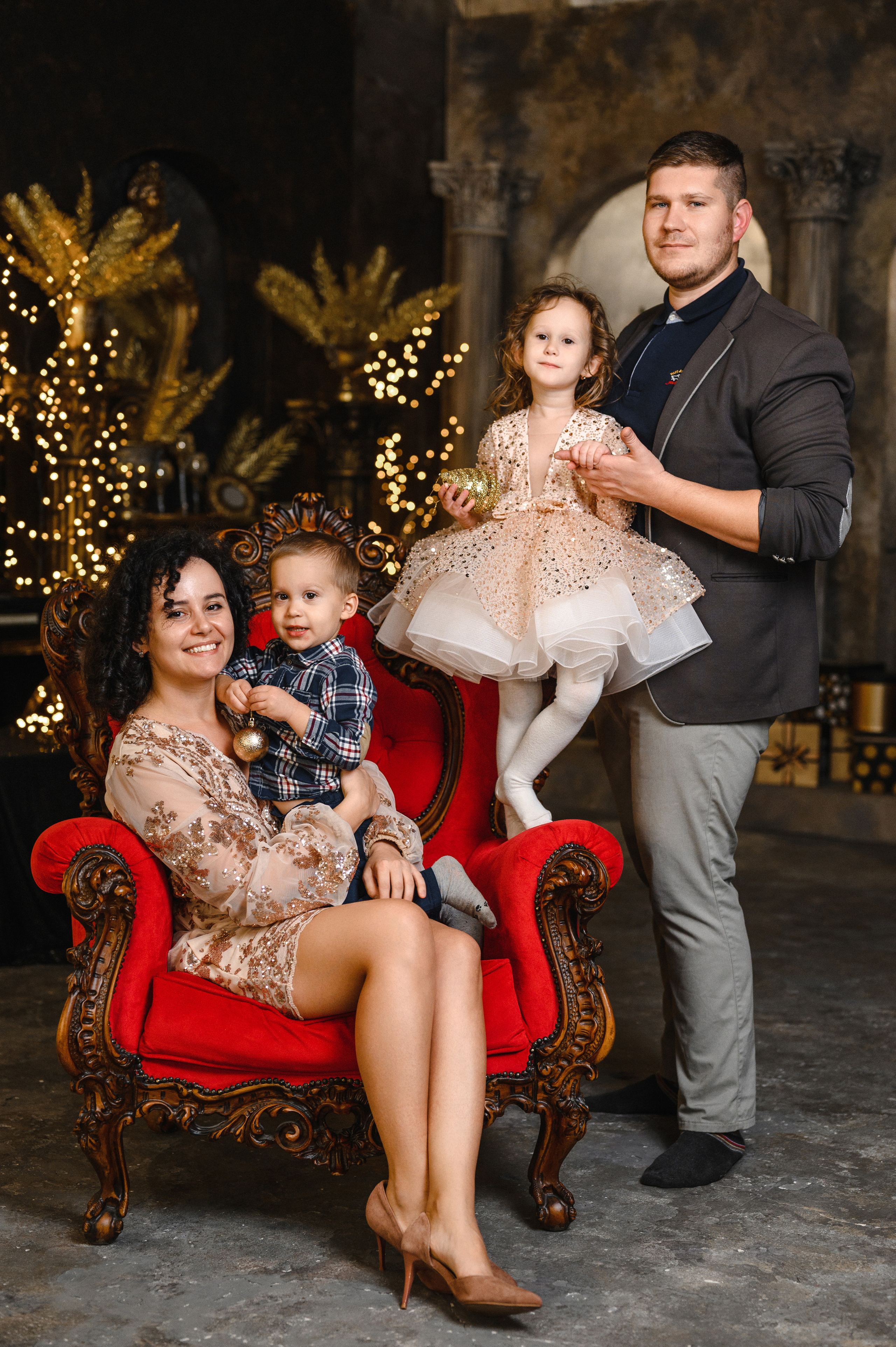 Новогодняя семейная сьемка для Паличевых. Budu Art