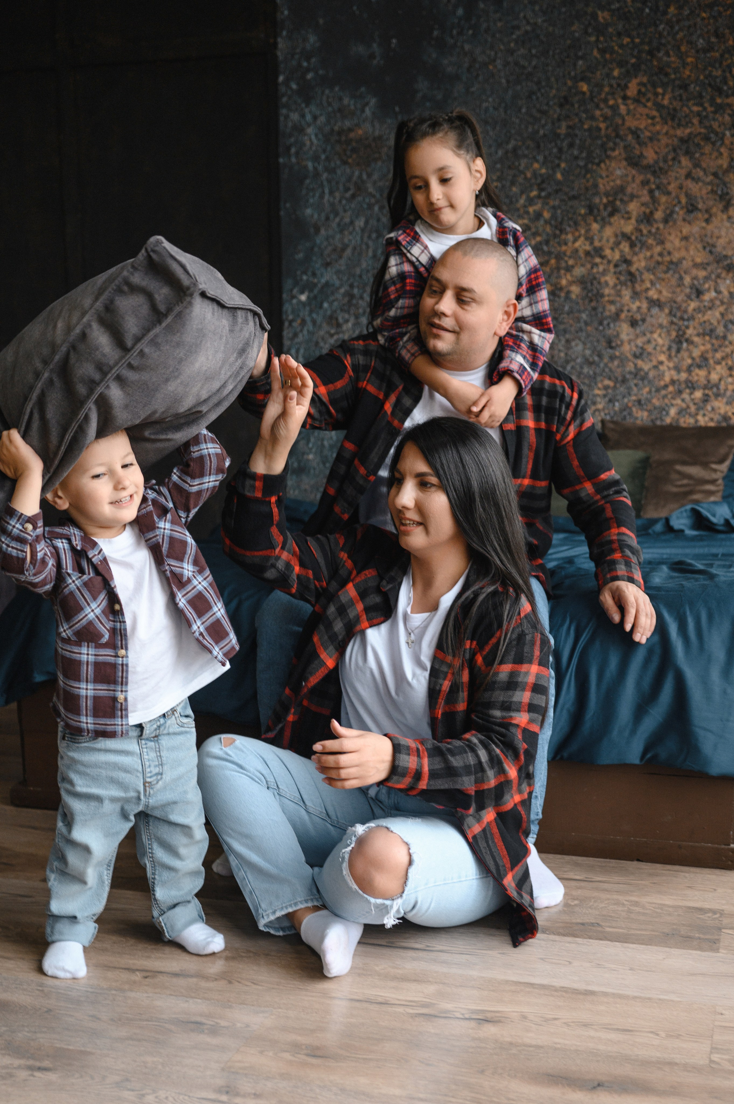 Валик, Валя, Даша и Даня. Кишинев