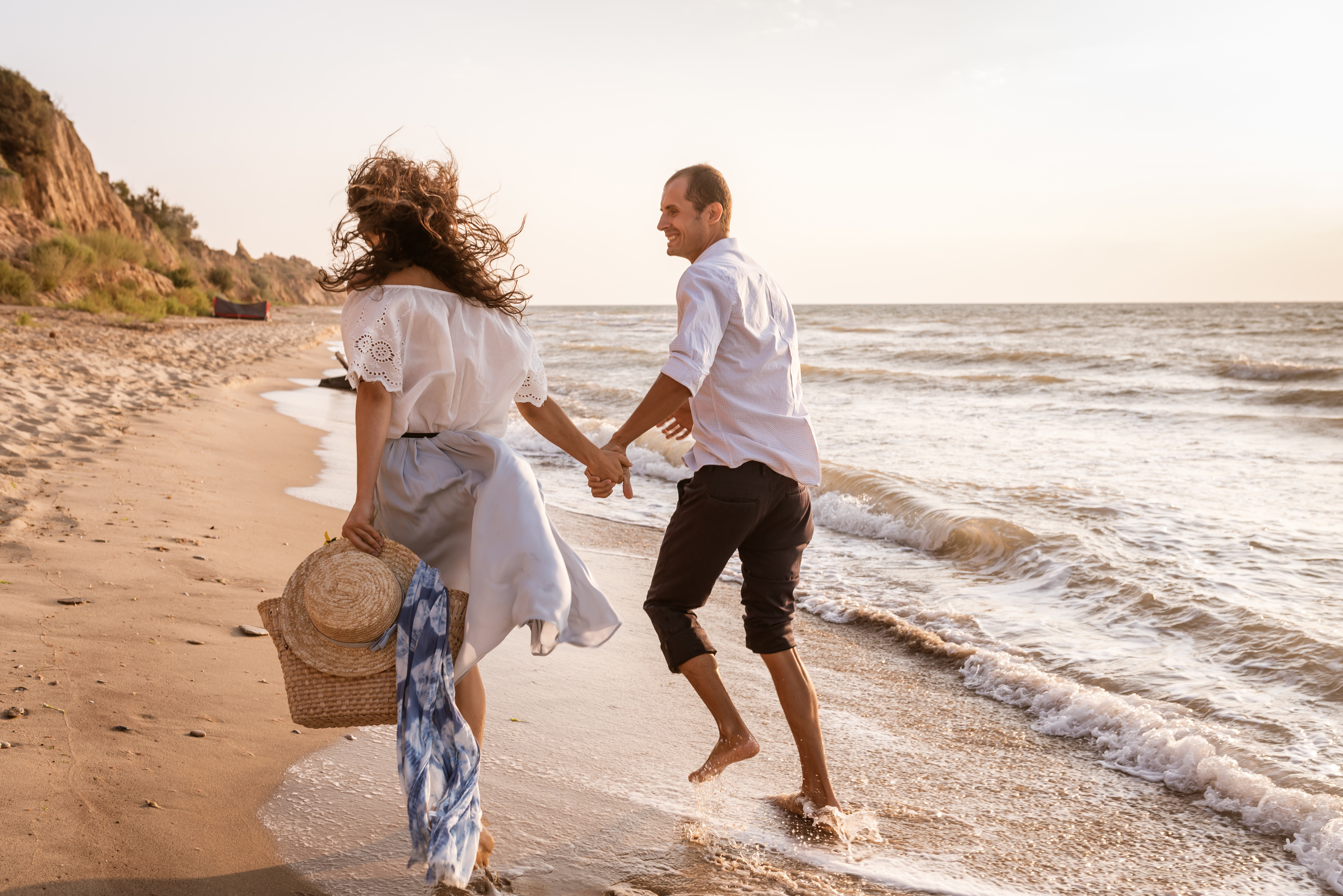 Санжейка, рассвет, Лена и Артём