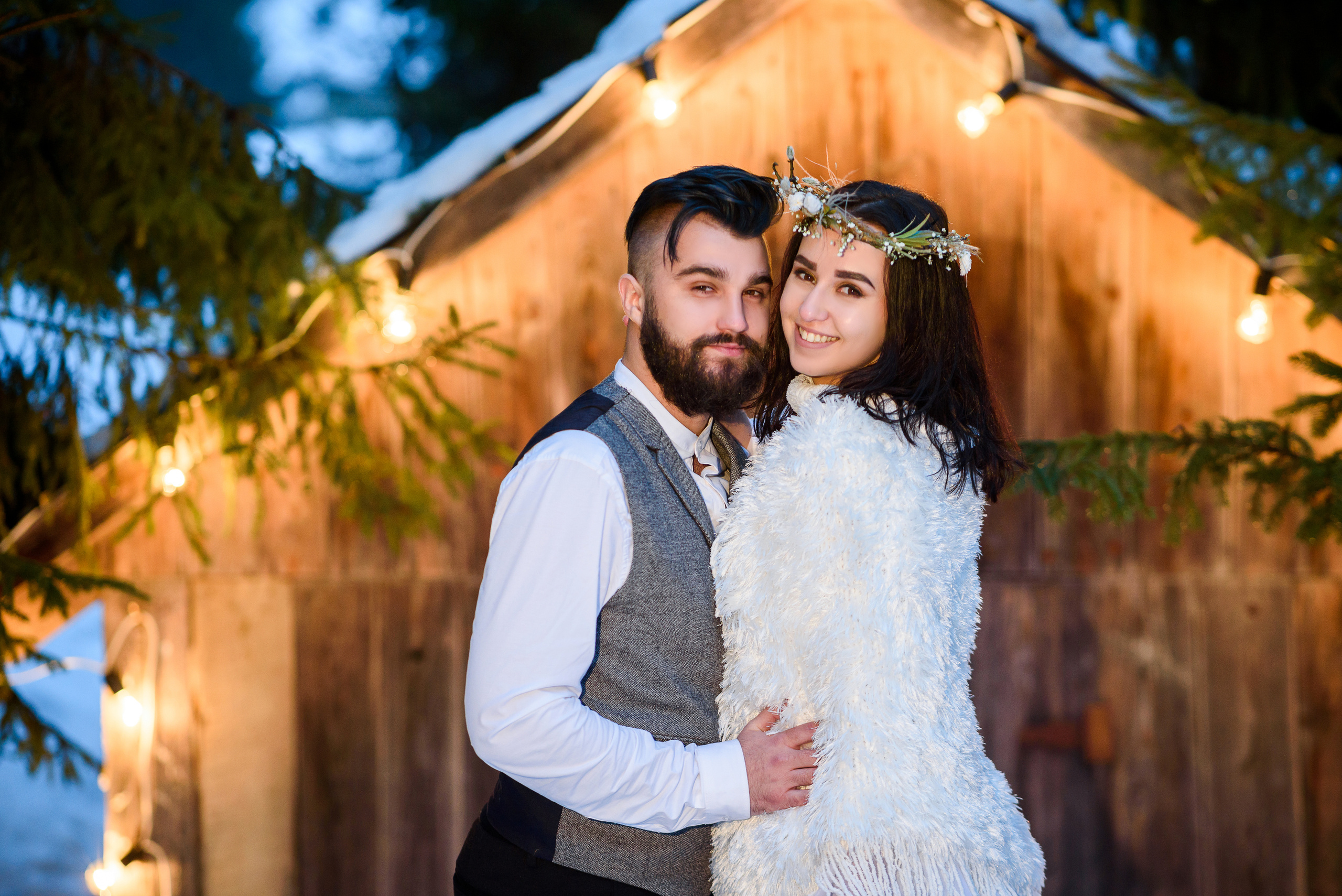 Зимняя свадьба в Карпатах