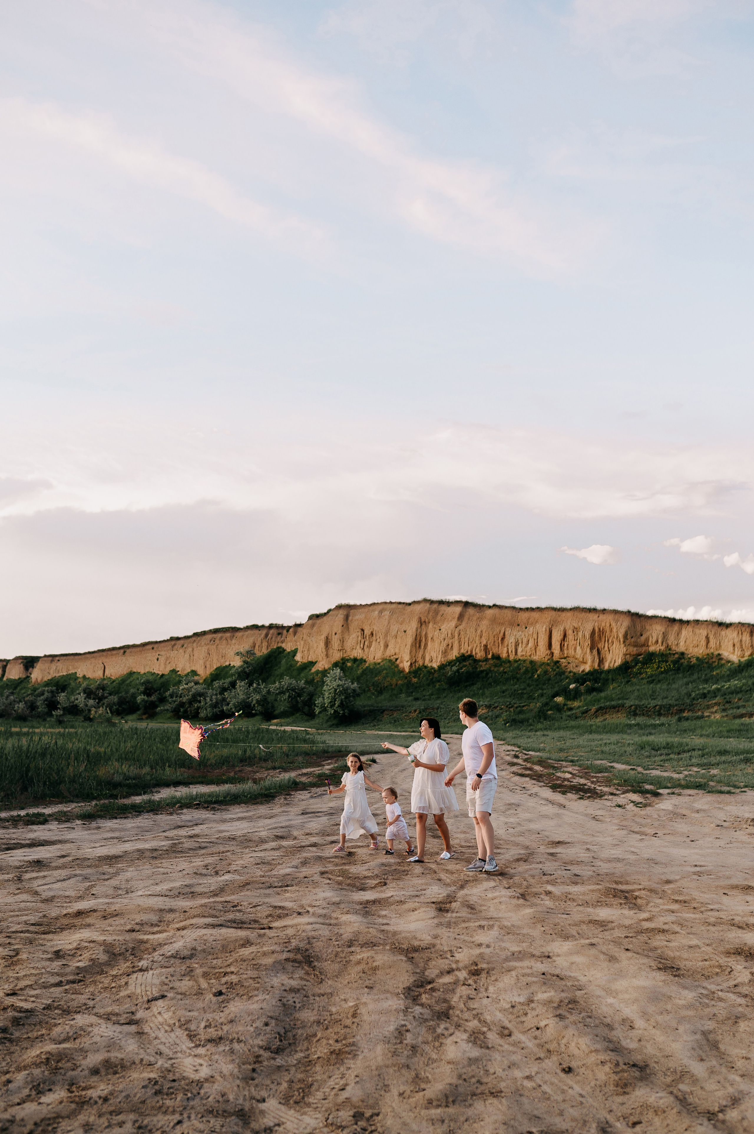 Воздушный змей, история на озере