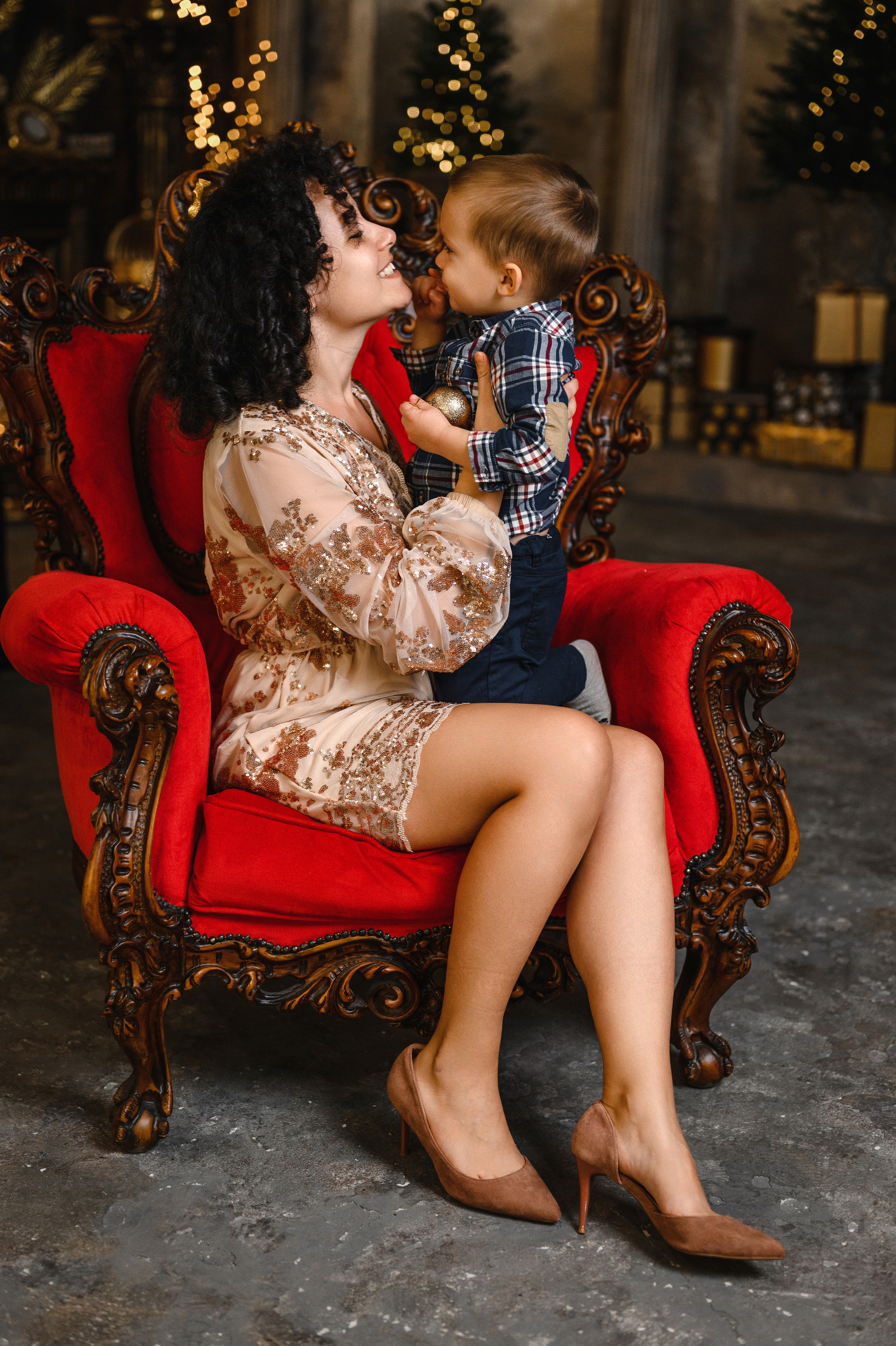 Новогодняя семейная сьемка для Паличевых. Budu Art