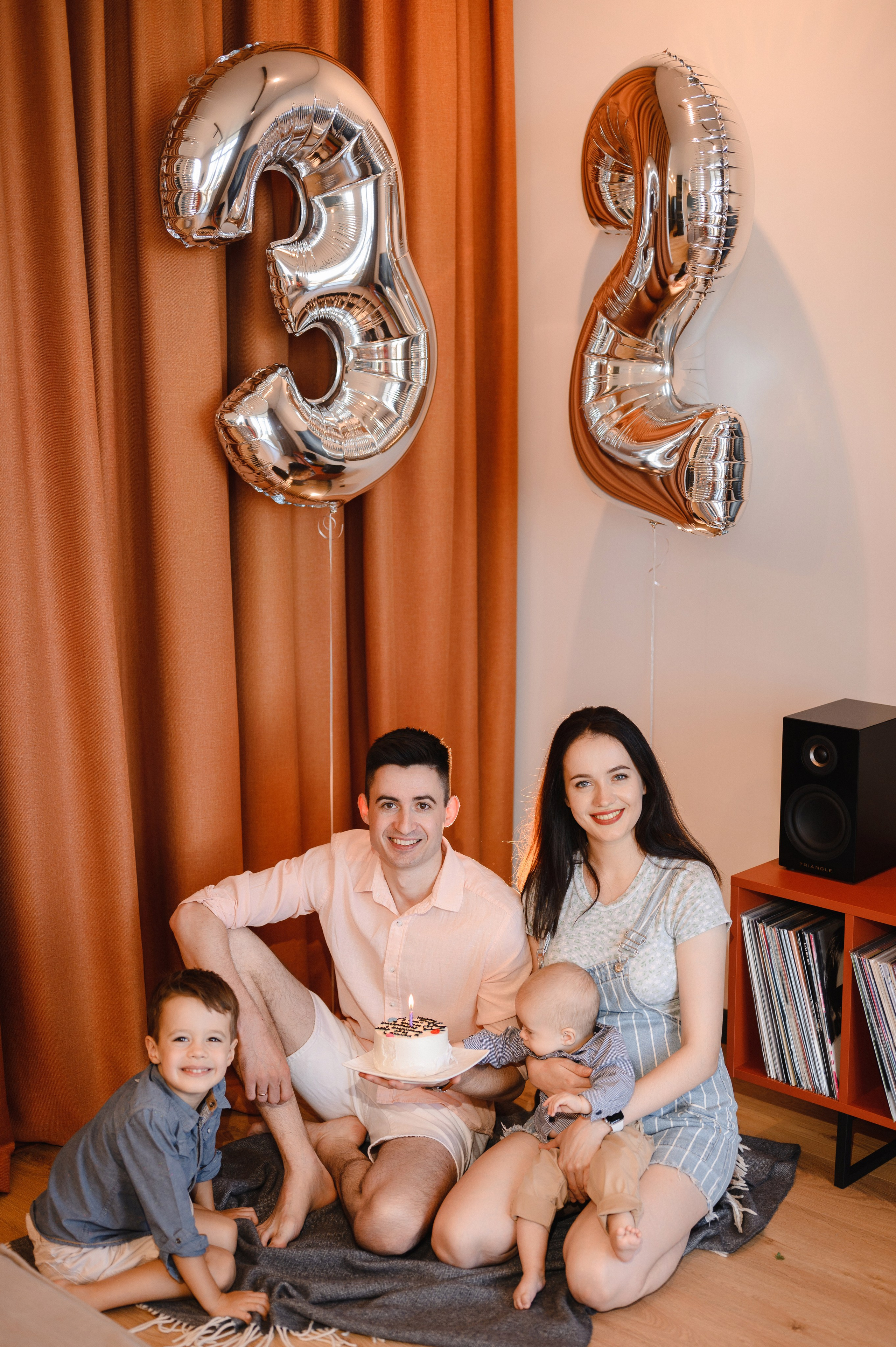 Семейная фотосессия дома