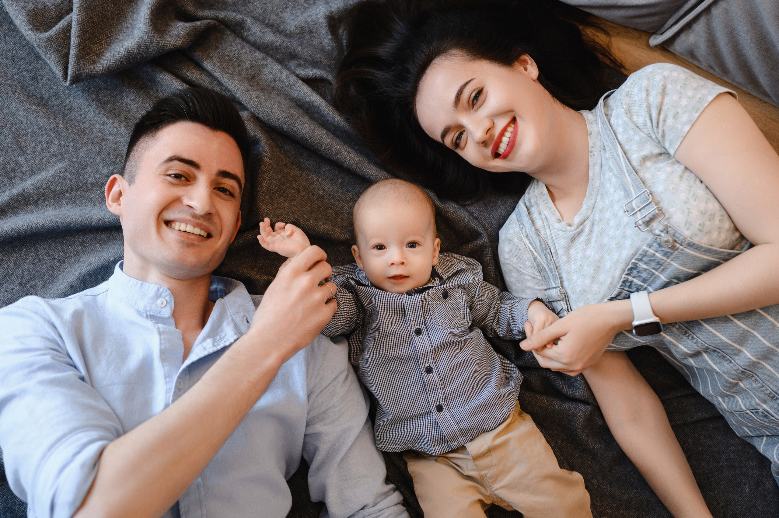 Семейная фотосессия дома