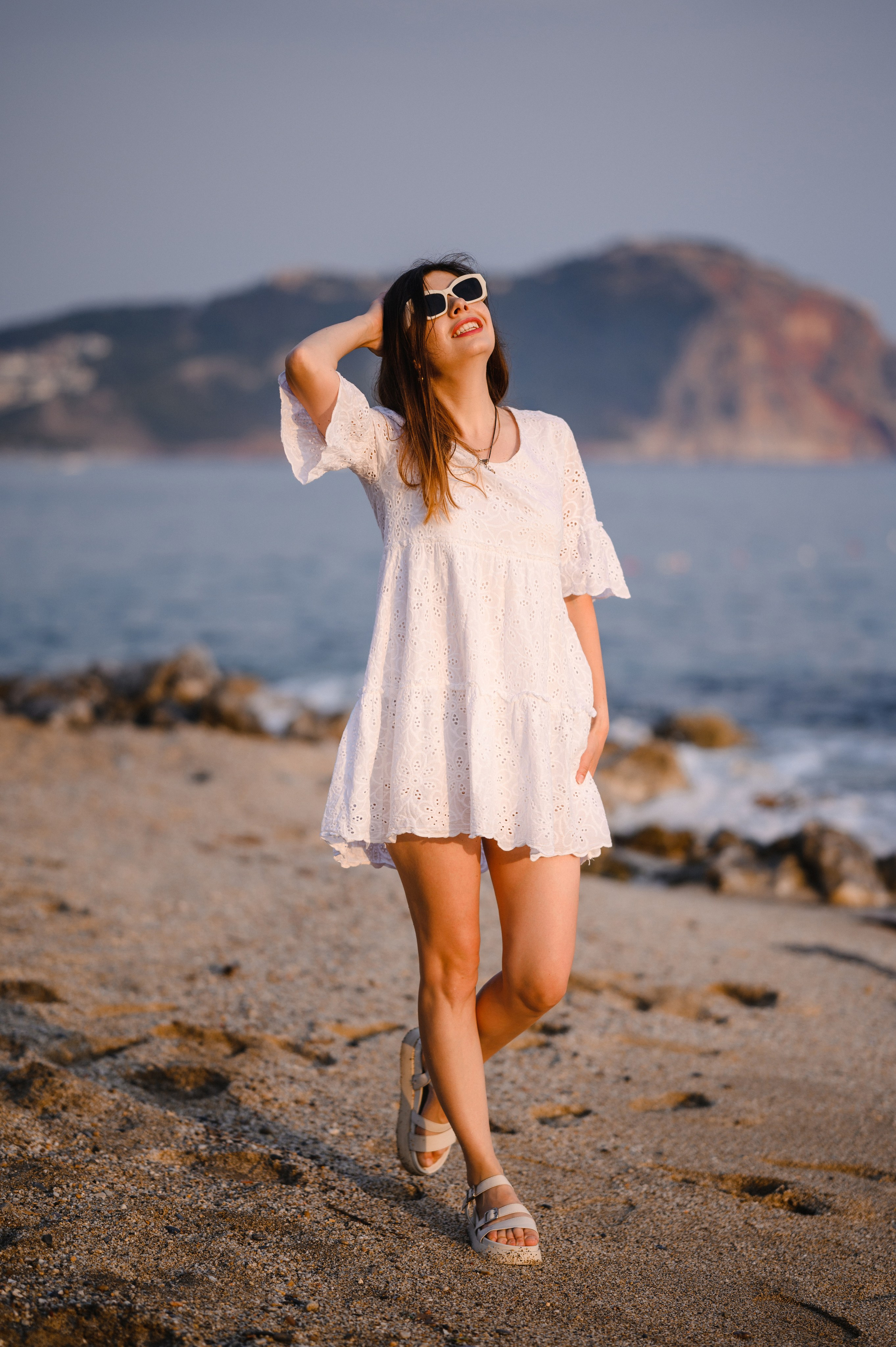 Фотосессия на пляже на закате, Аланья