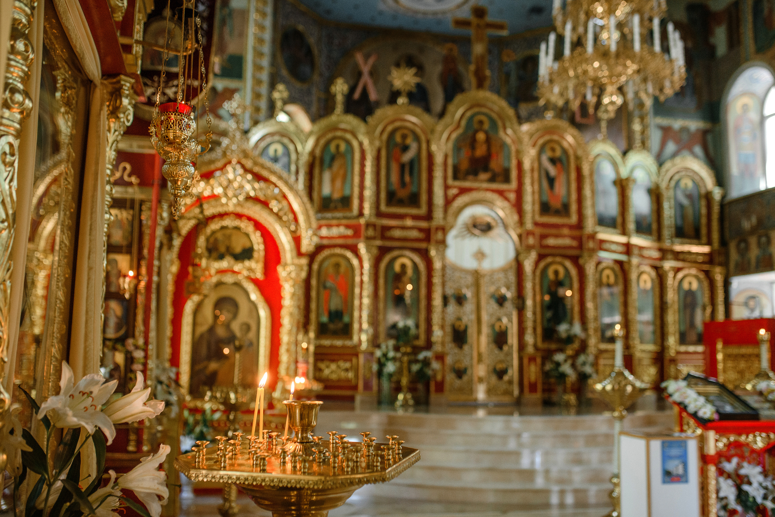 Крестины Кирилла собор Марии Магдалины