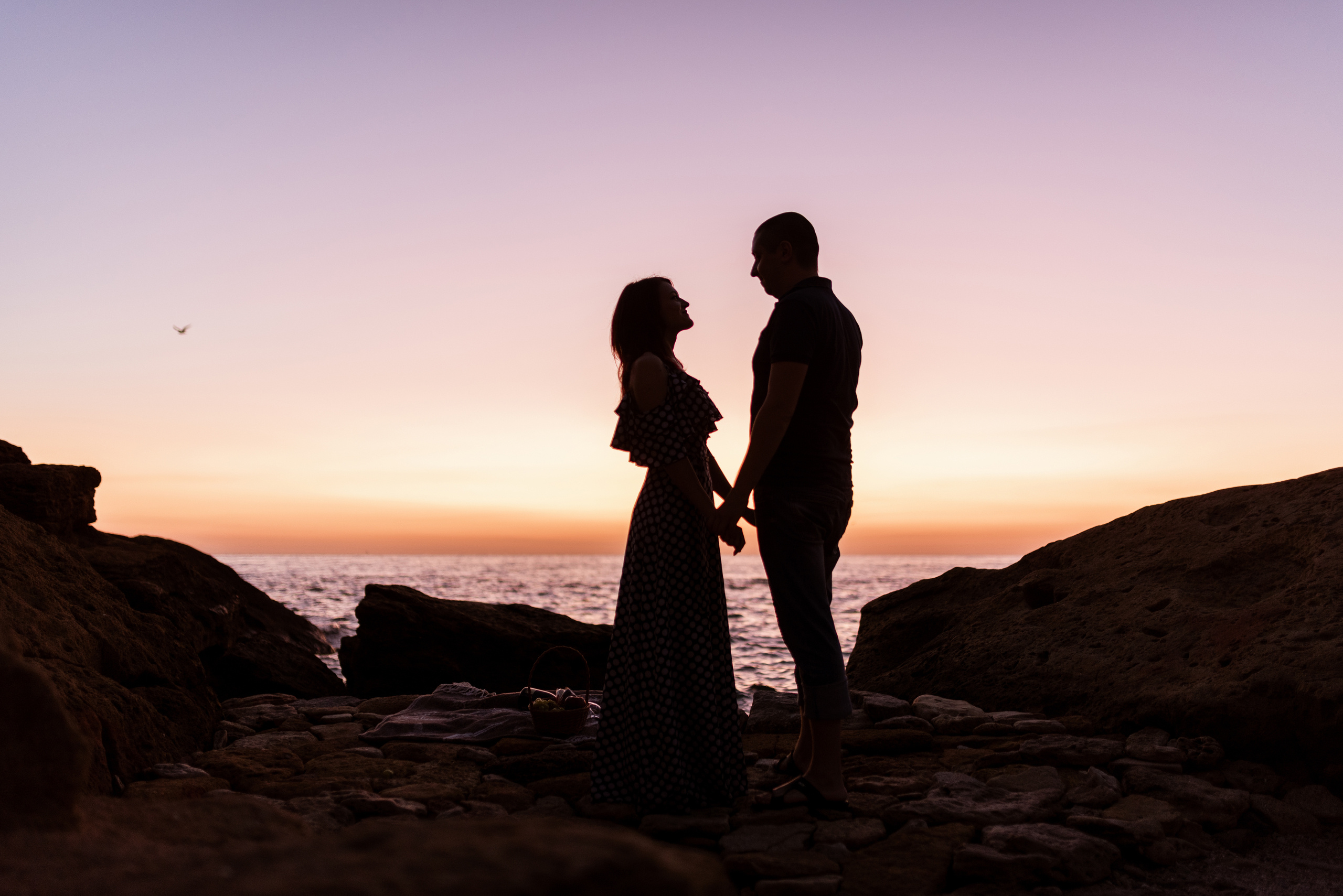 Морской рассвет. Паша и Наташа