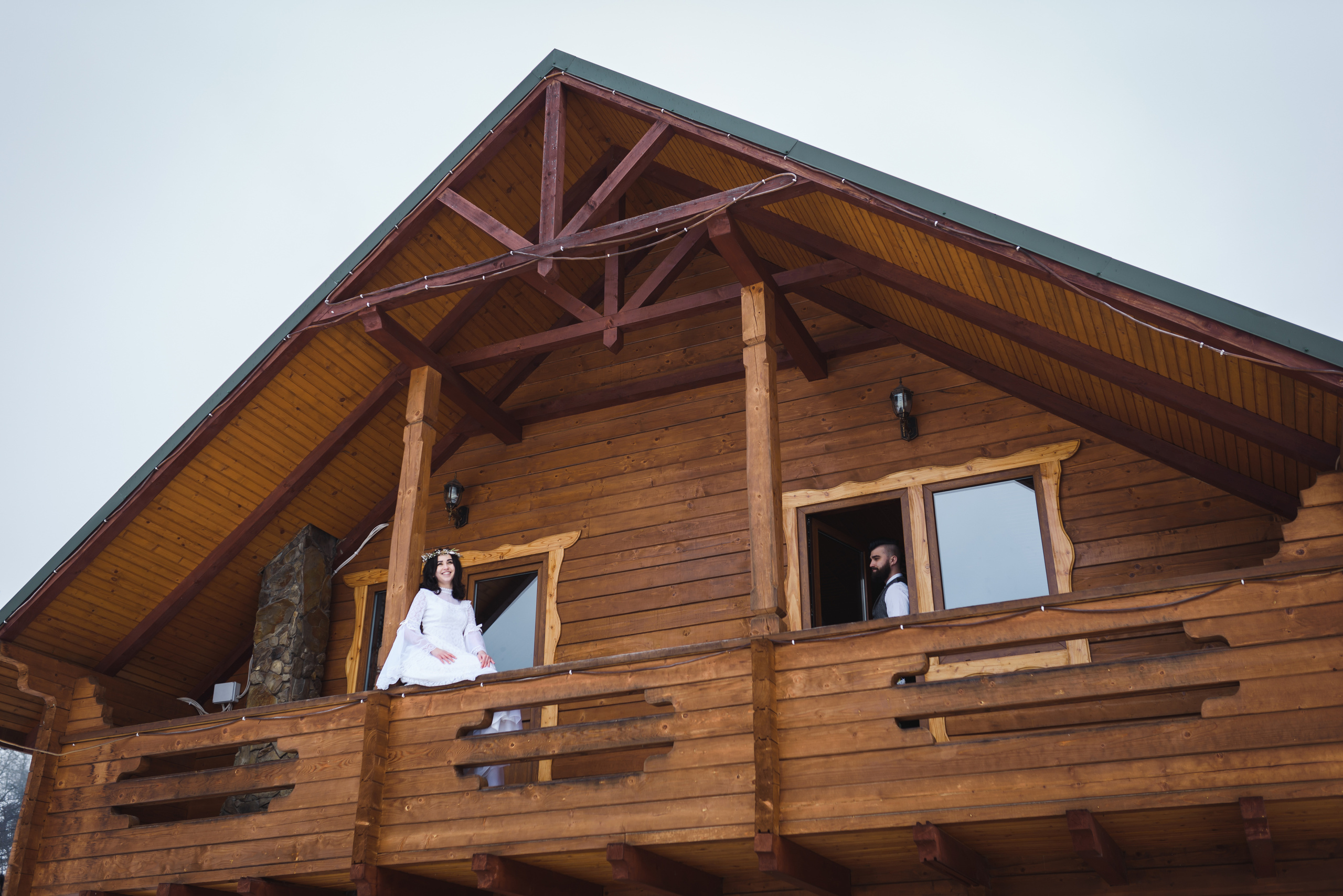 Зимняя свадьба в Карпатах