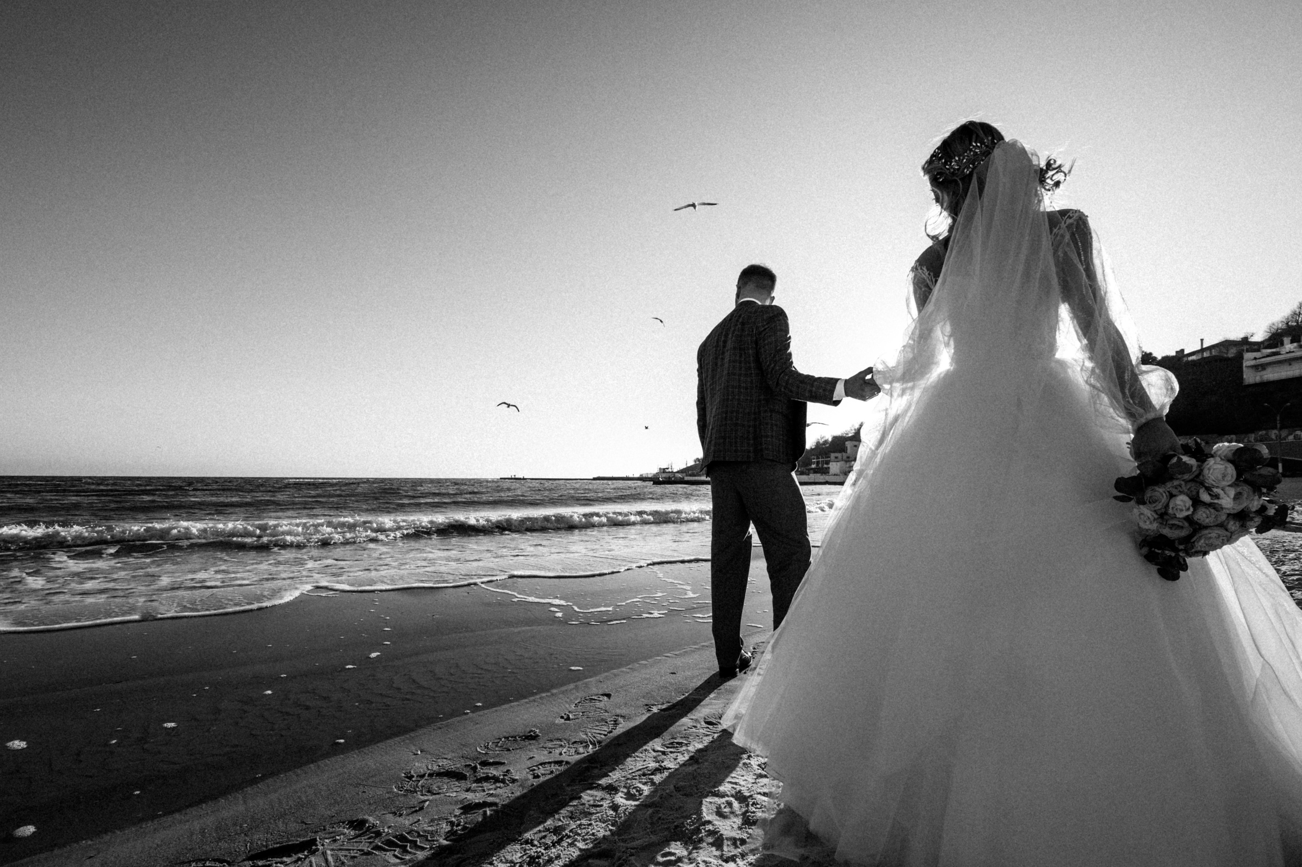 Дима и Света и море в ноябре…