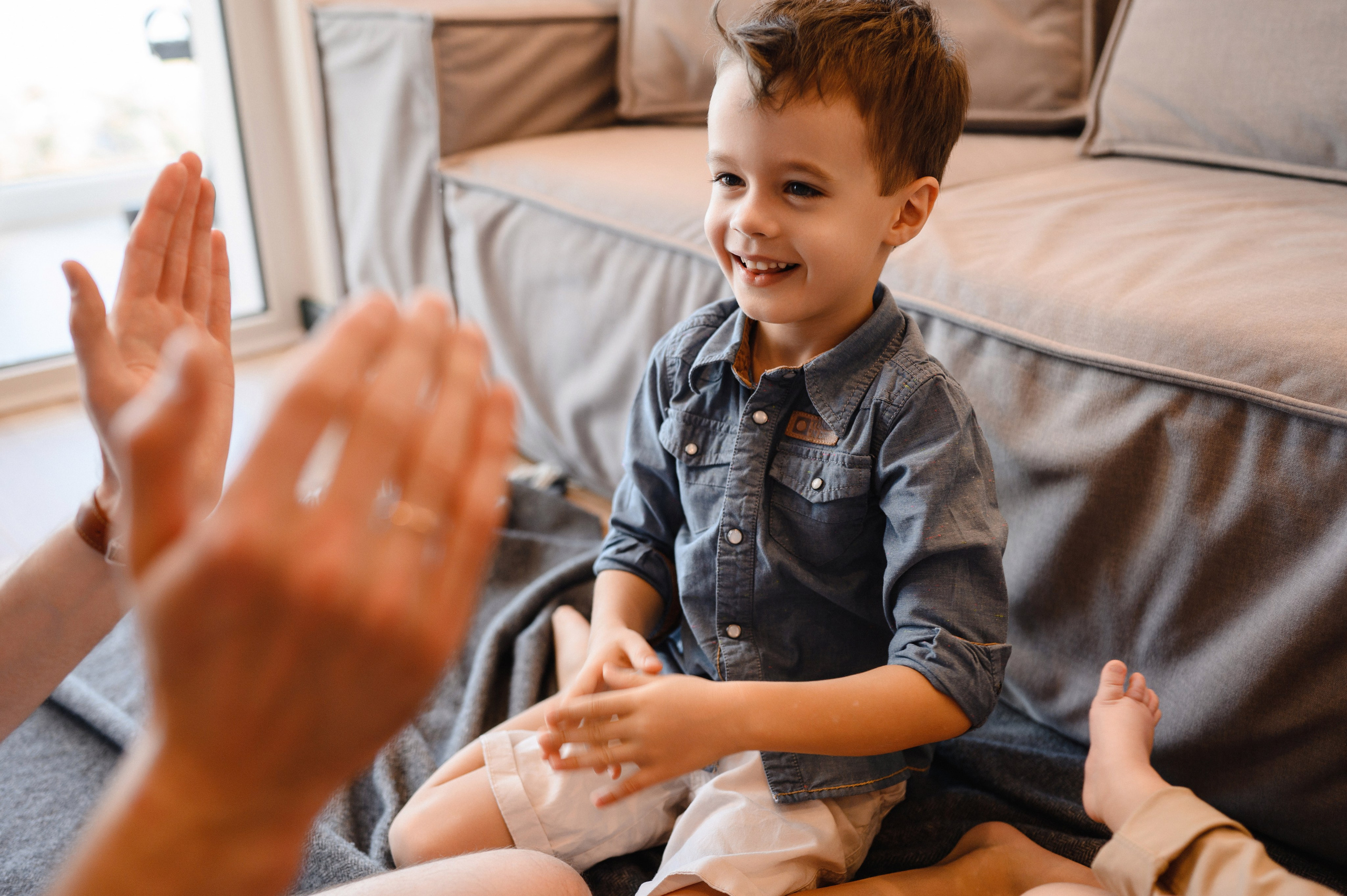 Семейная фотосессия дома