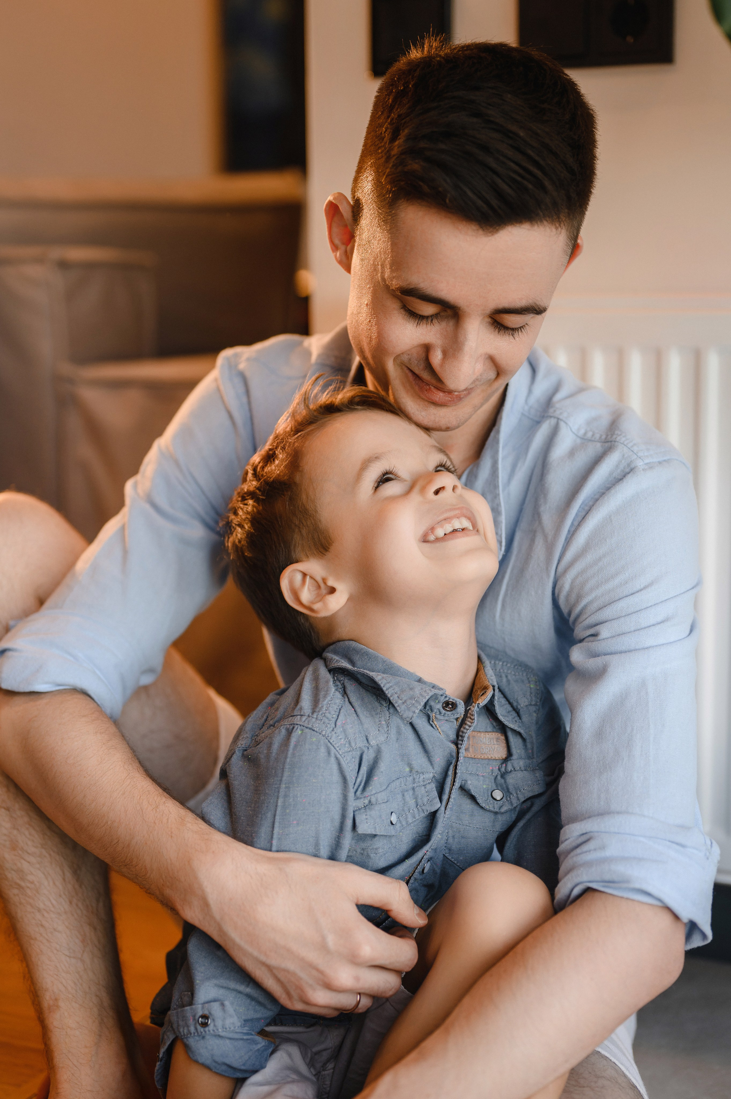 Семейная фотосессия дома