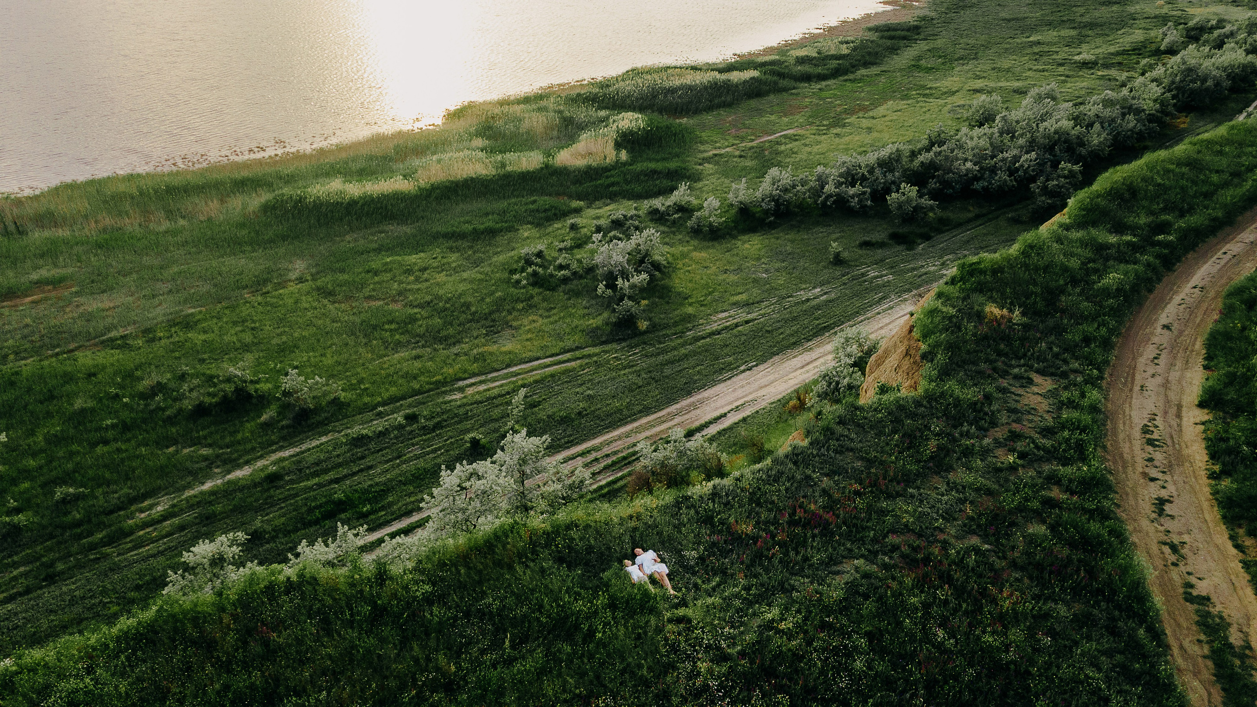 Воздушный змей, история на озере