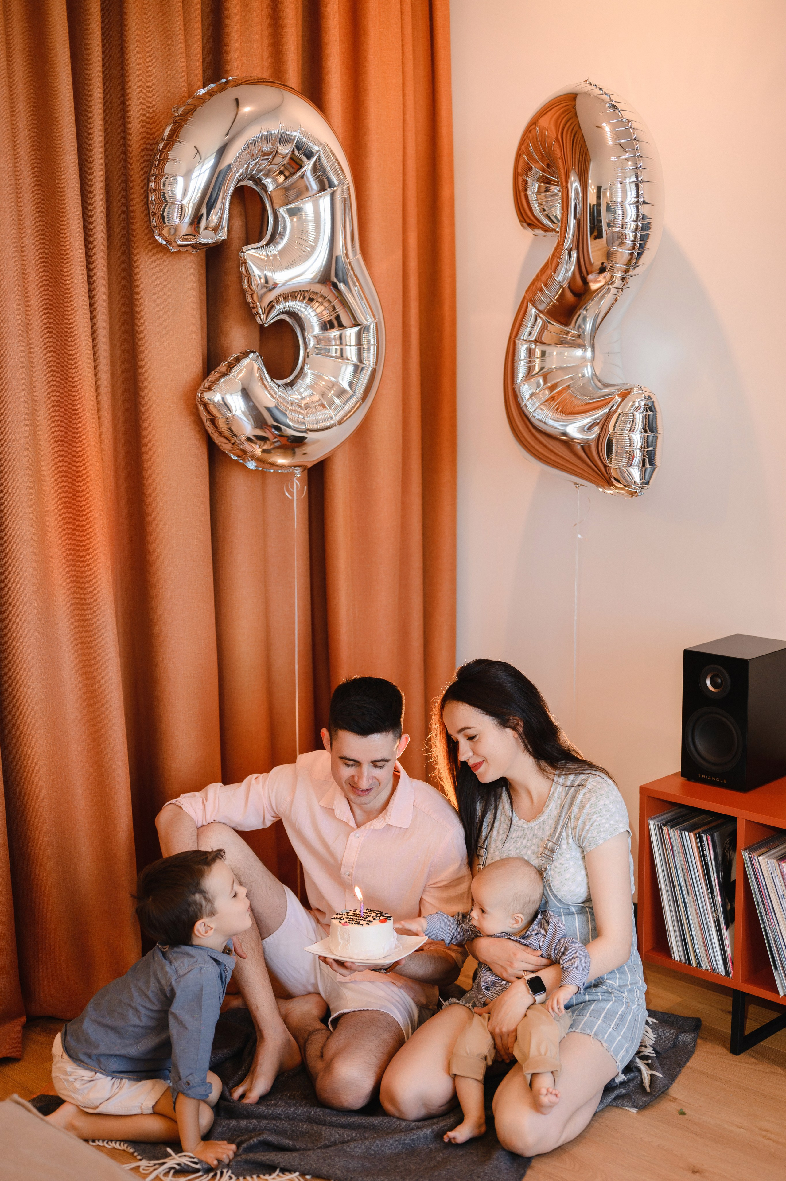 Семейная фотосессия дома