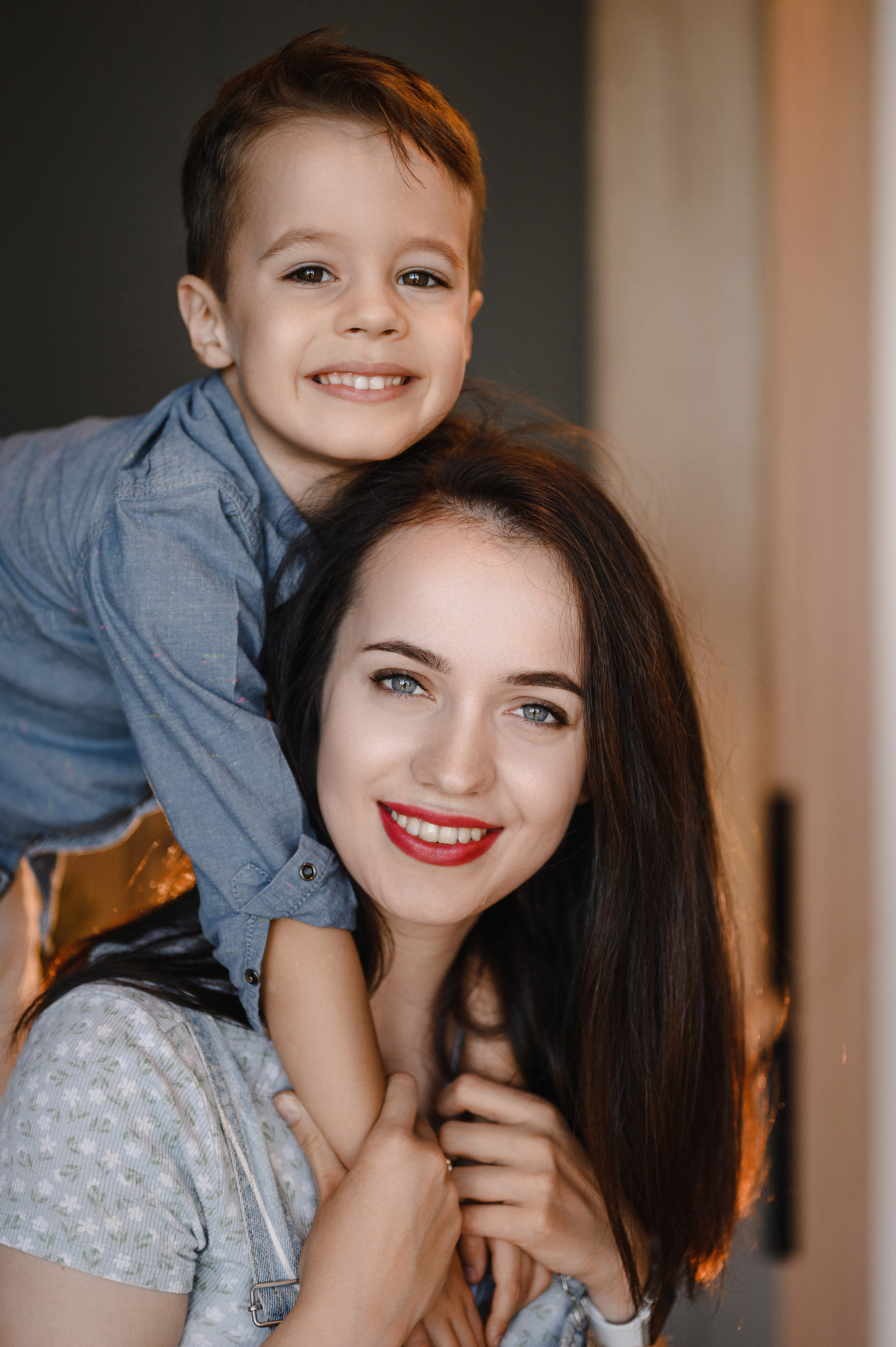 Семейная фотосессия дома