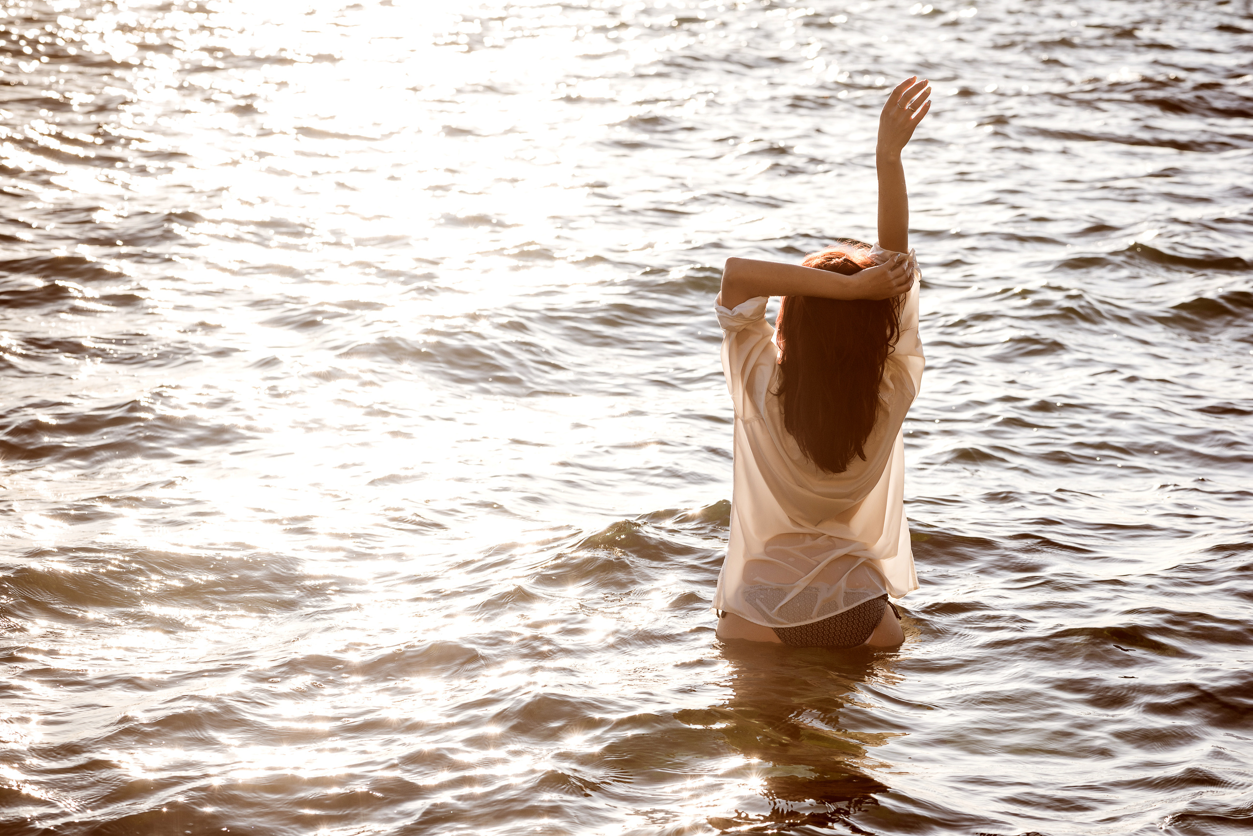 Морской рассвет. Паша и Наташа