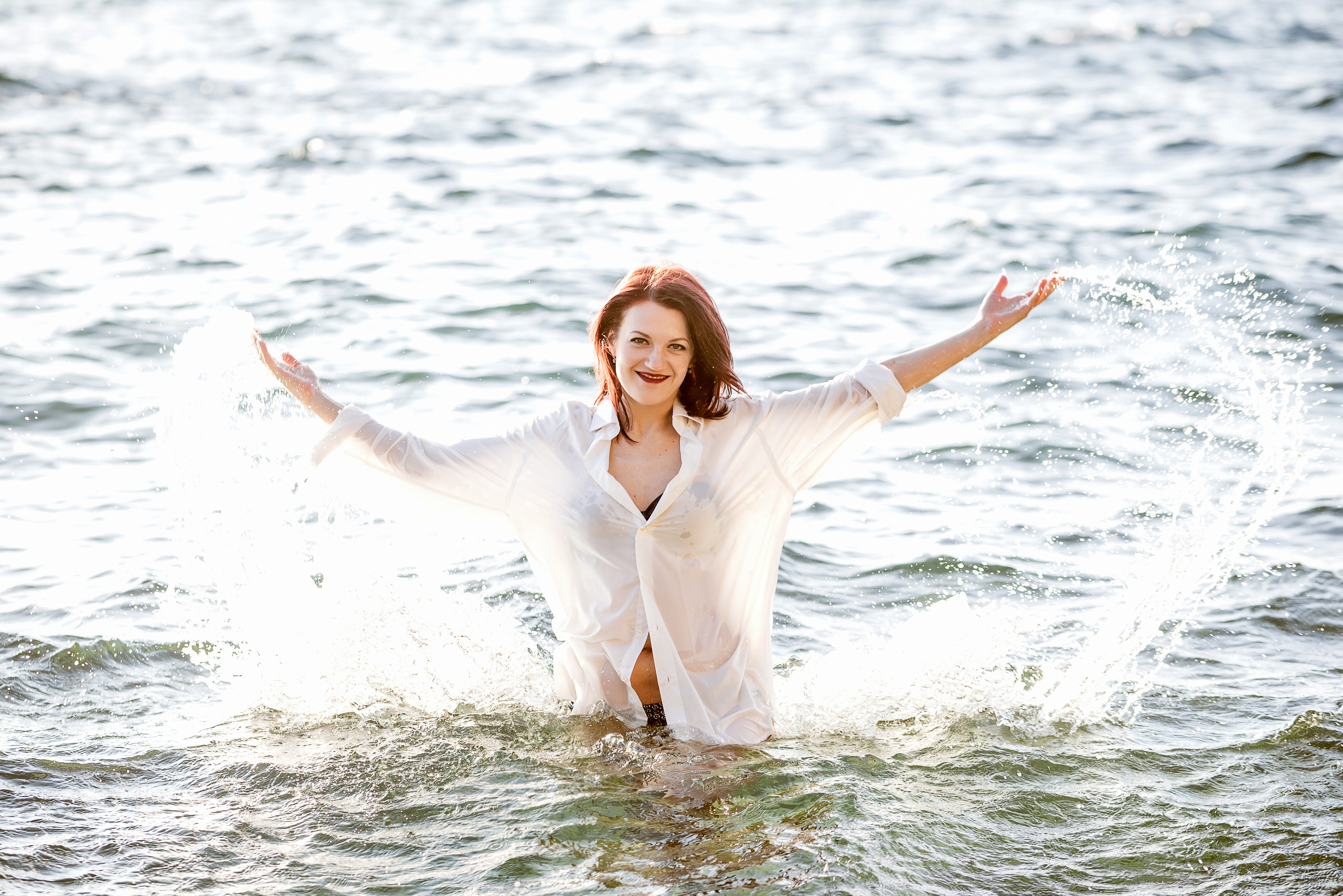 Морской рассвет. Паша и Наташа