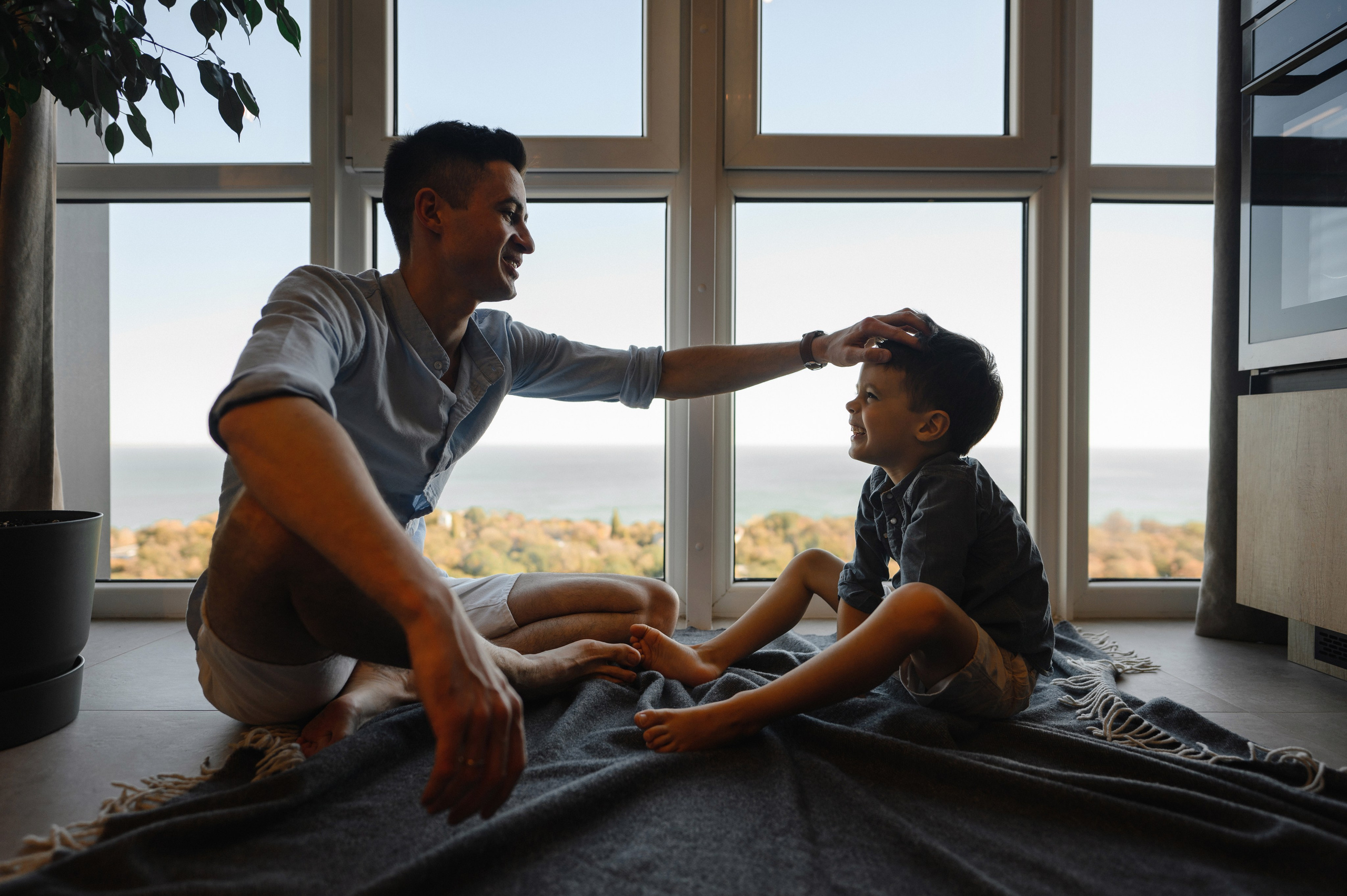 Семейная фотосессия дома