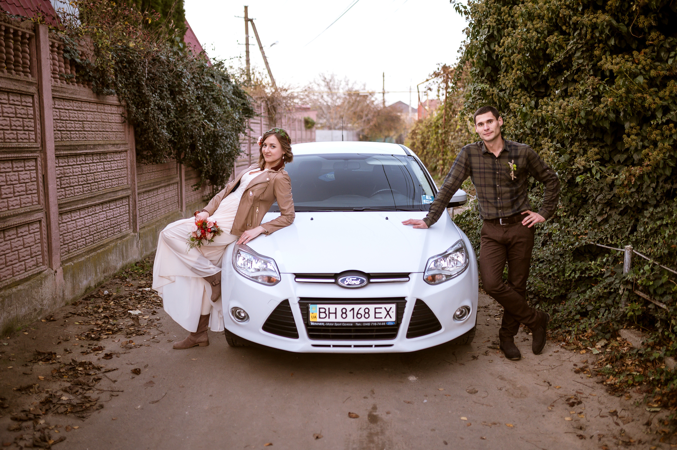 Осень и море, свадебная фотопрогулка