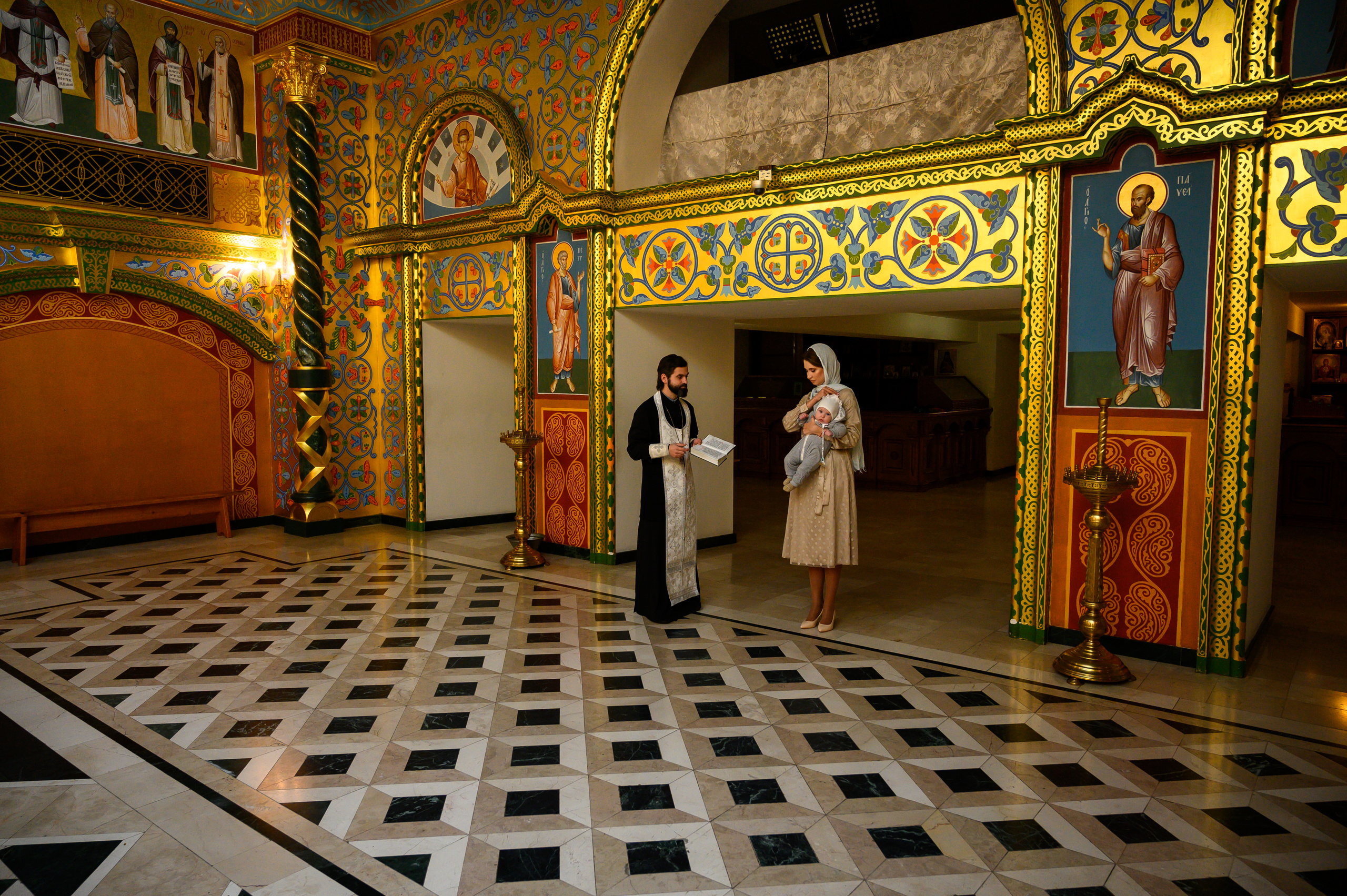 Крещение Евы в Преображенском соборе