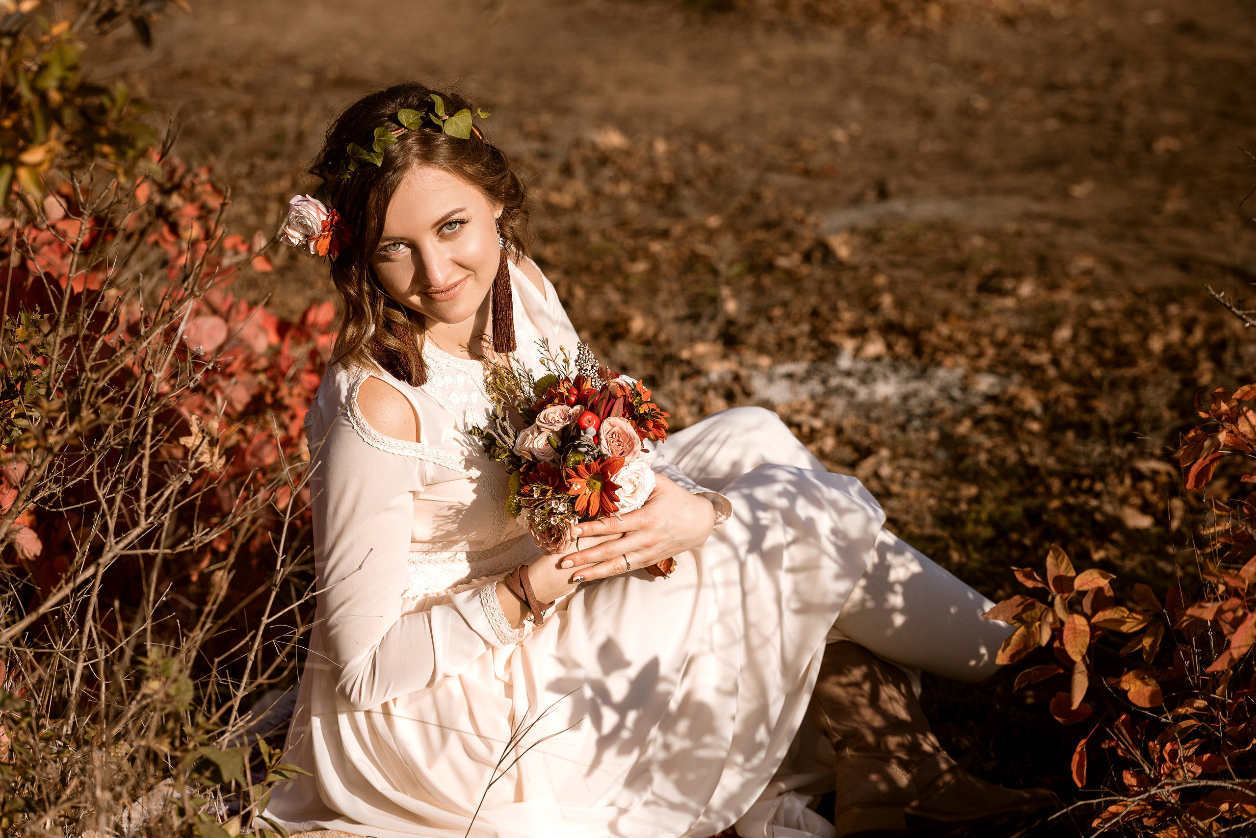 Осень и море, свадебная фотопрогулка