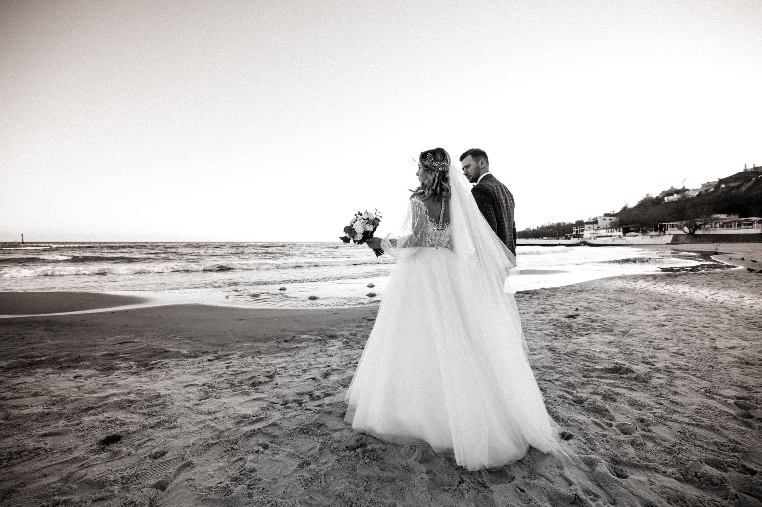 Дима и Света и море в ноябре…