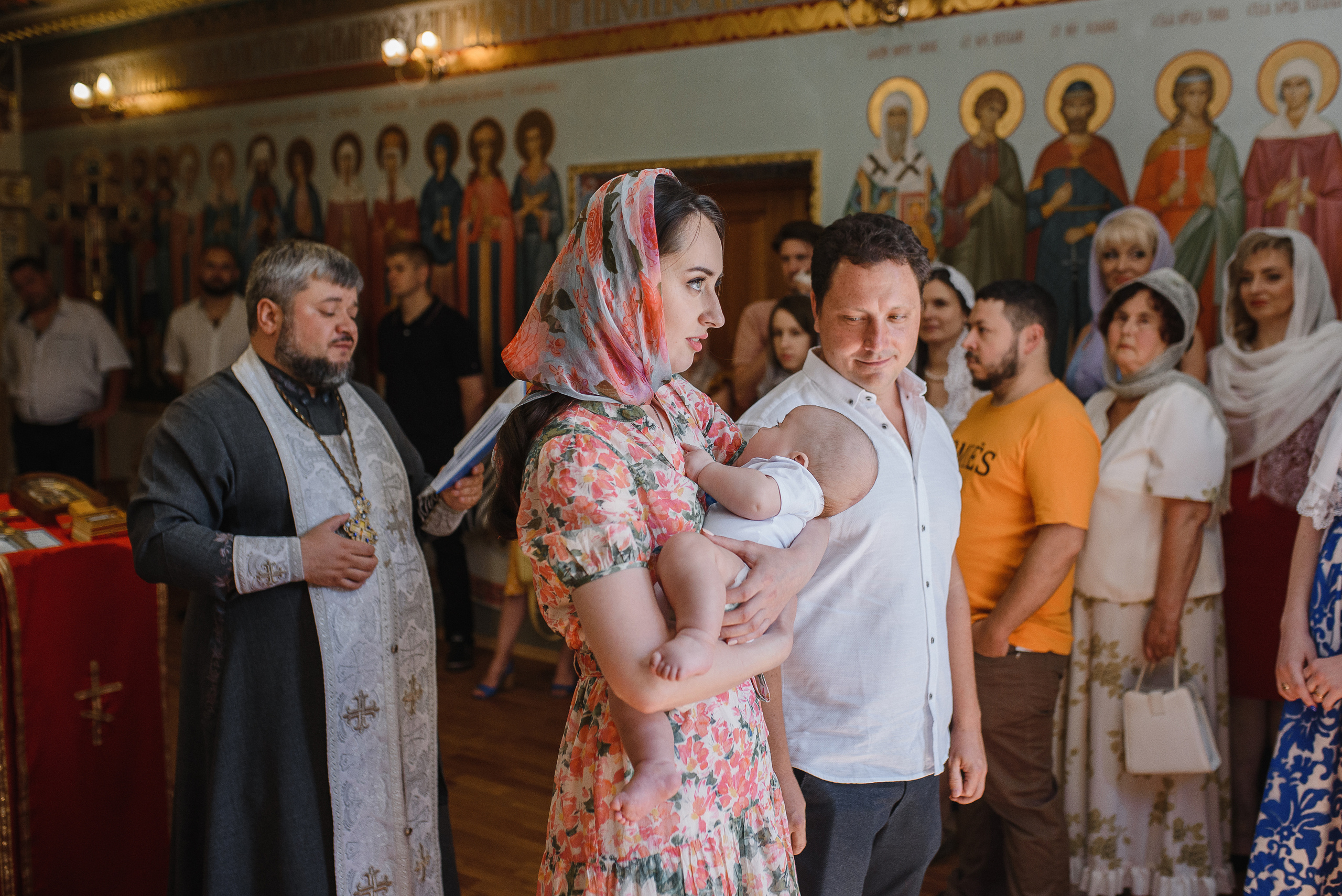 Крестины Кирилла собор Марии Магдалины