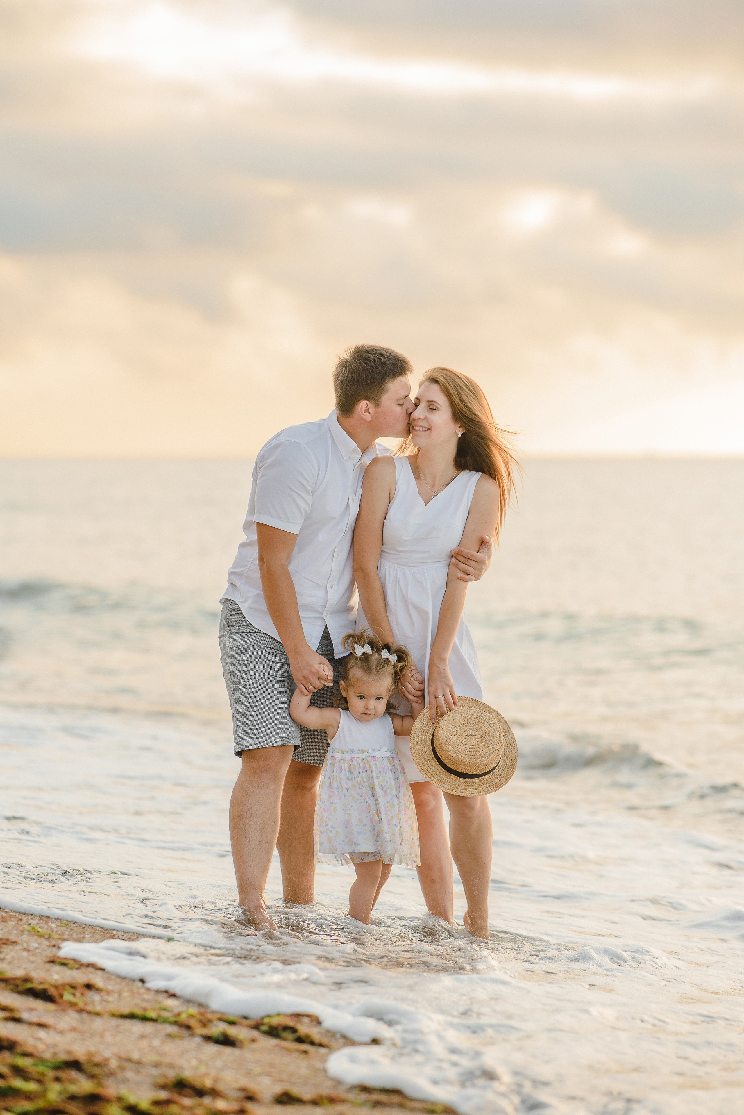 Костя, Марго и Ева на Санжейке