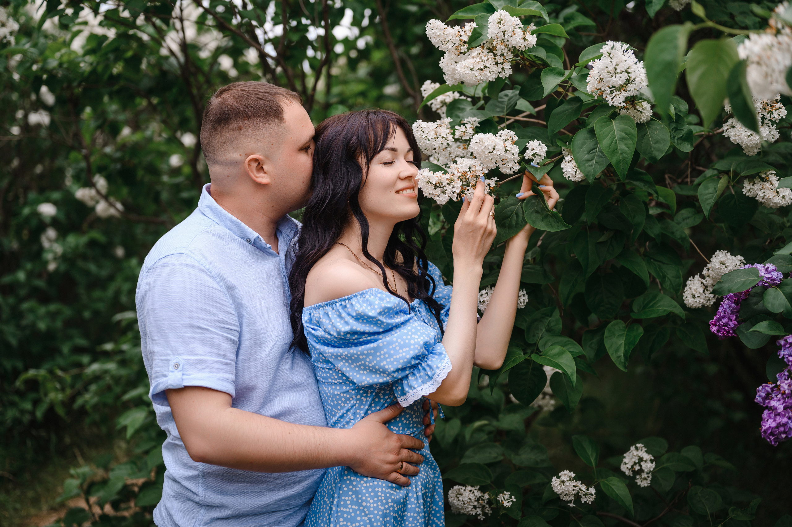 Оля, Макс и Тимоша в Ботаническом саду