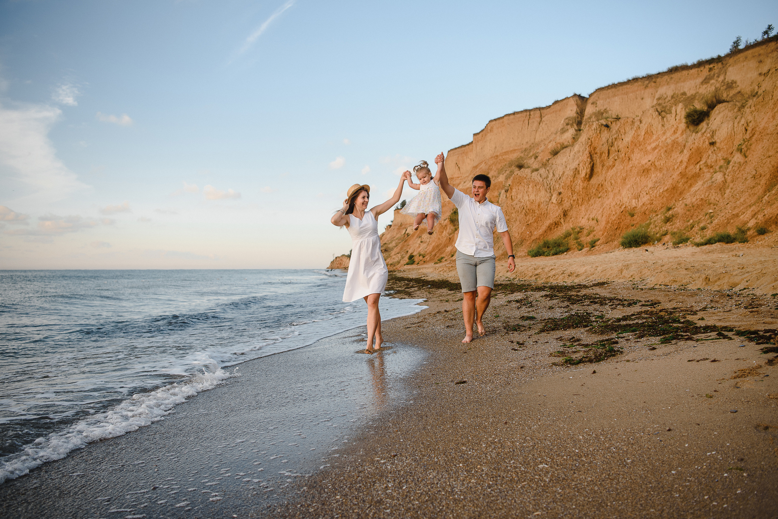 Костя, Марго и Ева на Санжейке