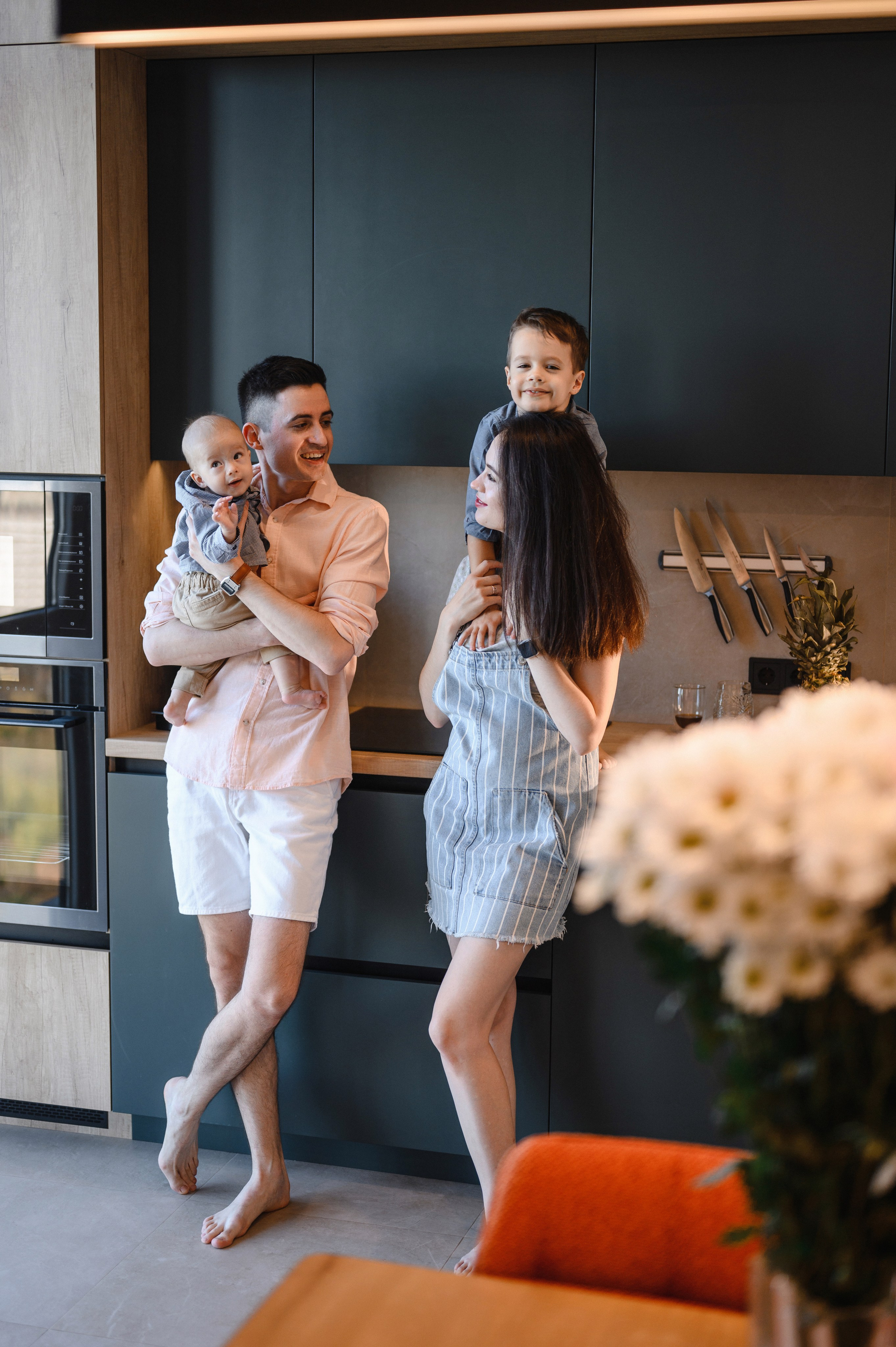 Семейная фотосессия дома