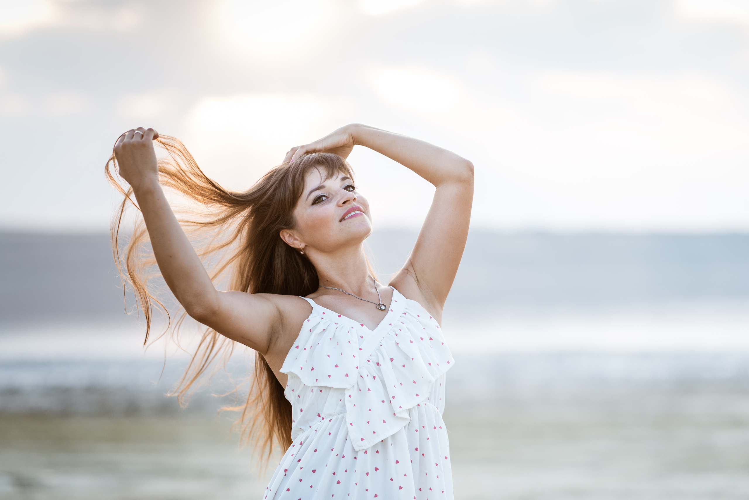 Дина и Тима на Куяльнике