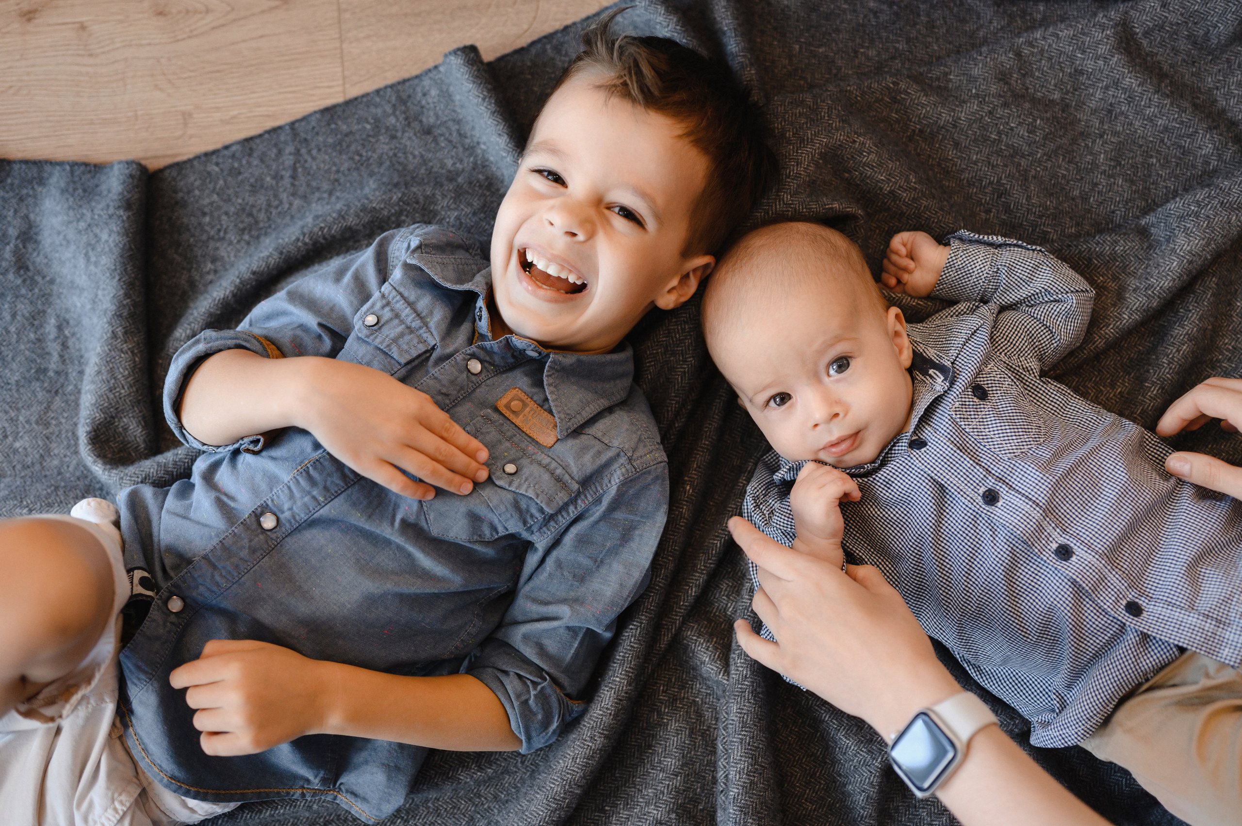 Семейная фотосессия дома