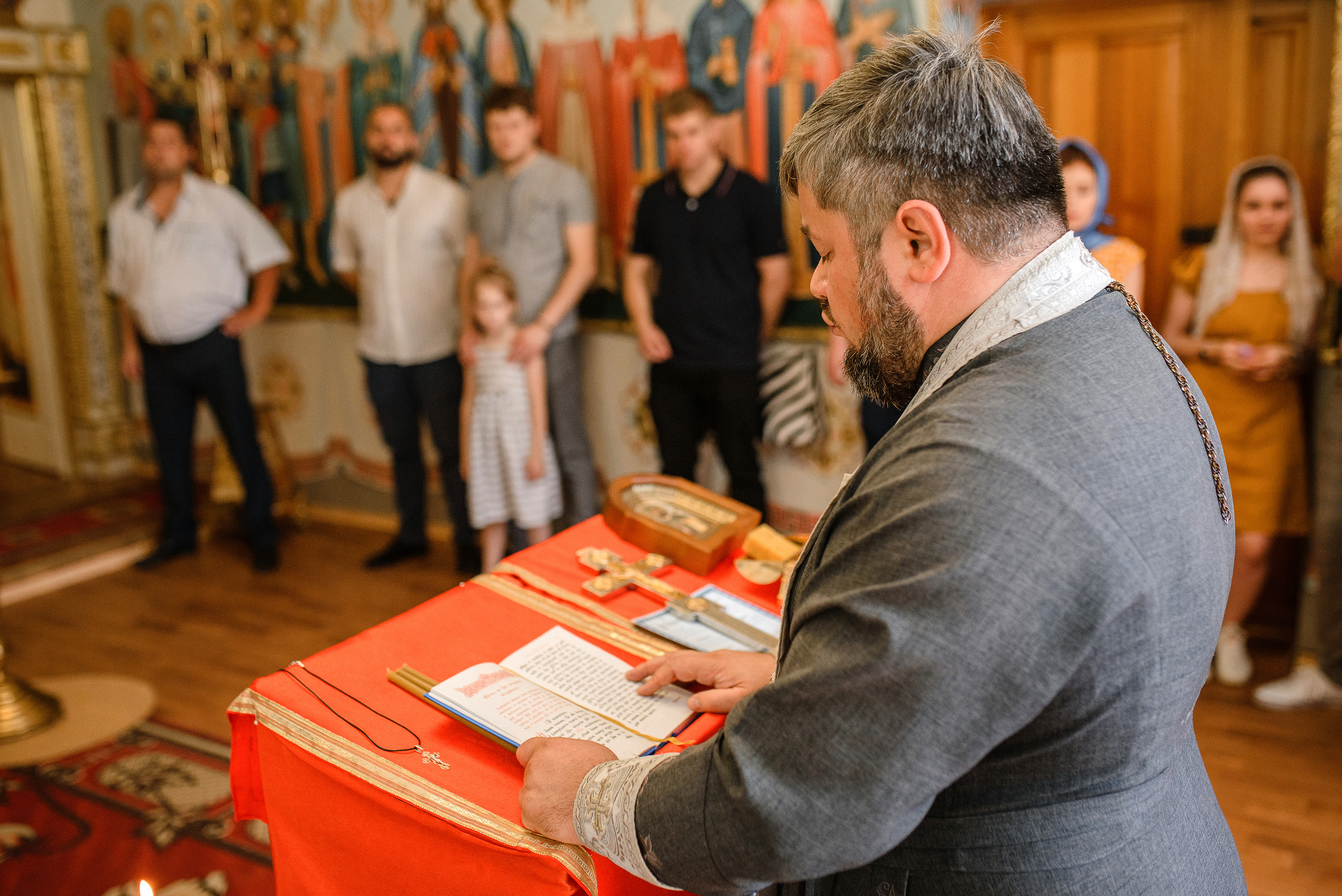 Крестины Кирилла собор Марии Магдалины