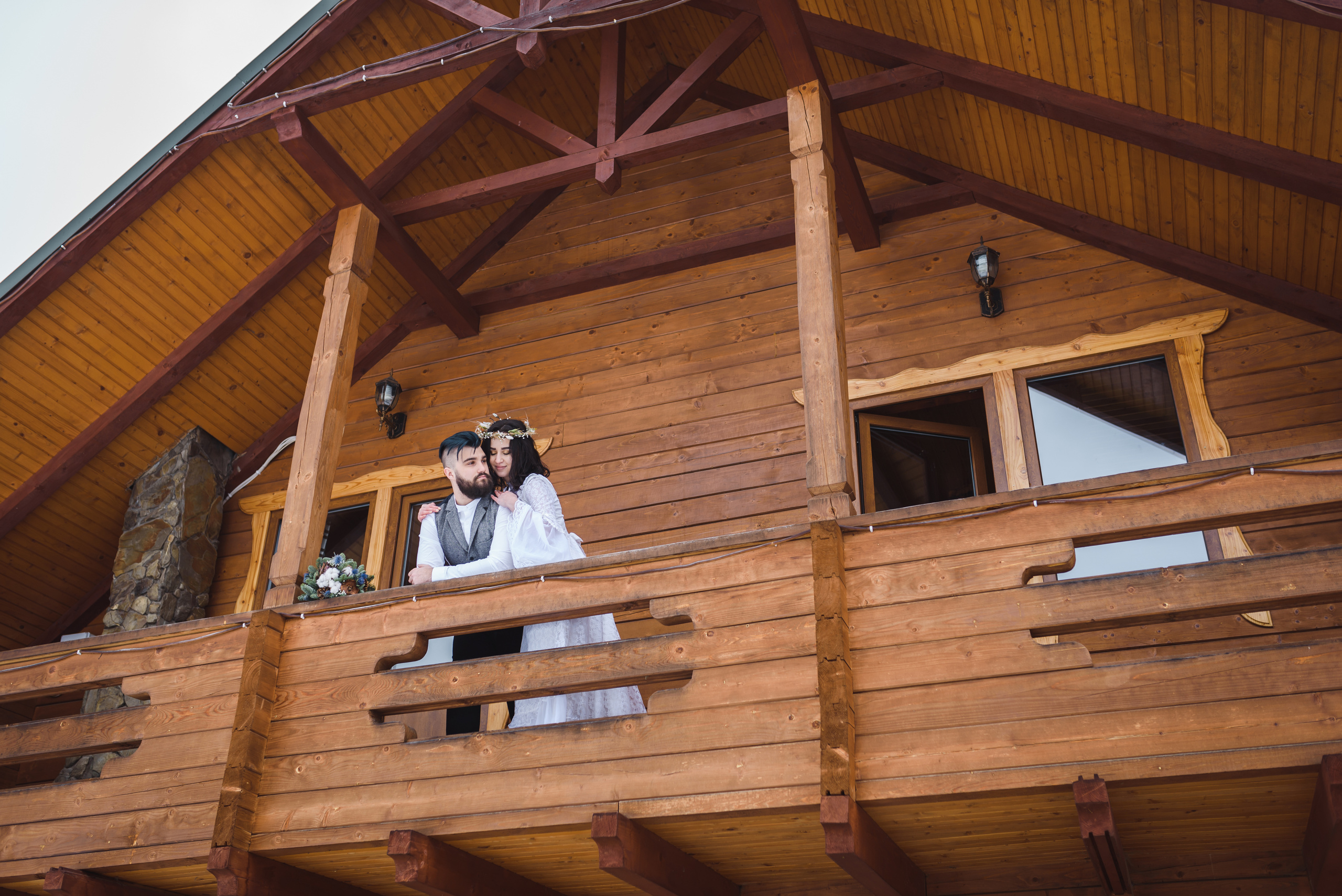 Зимняя свадьба в Карпатах