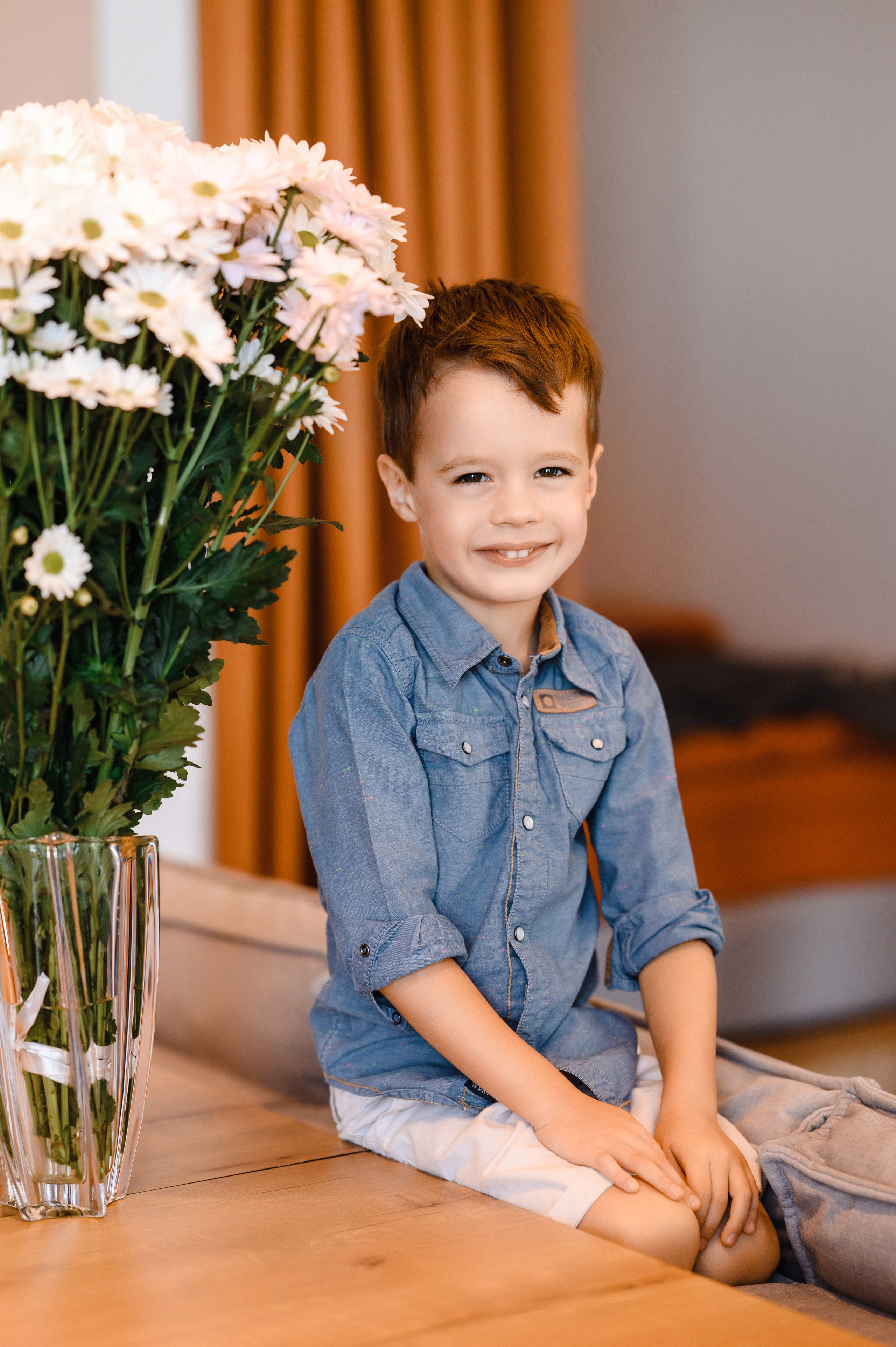 Семейная фотосессия дома