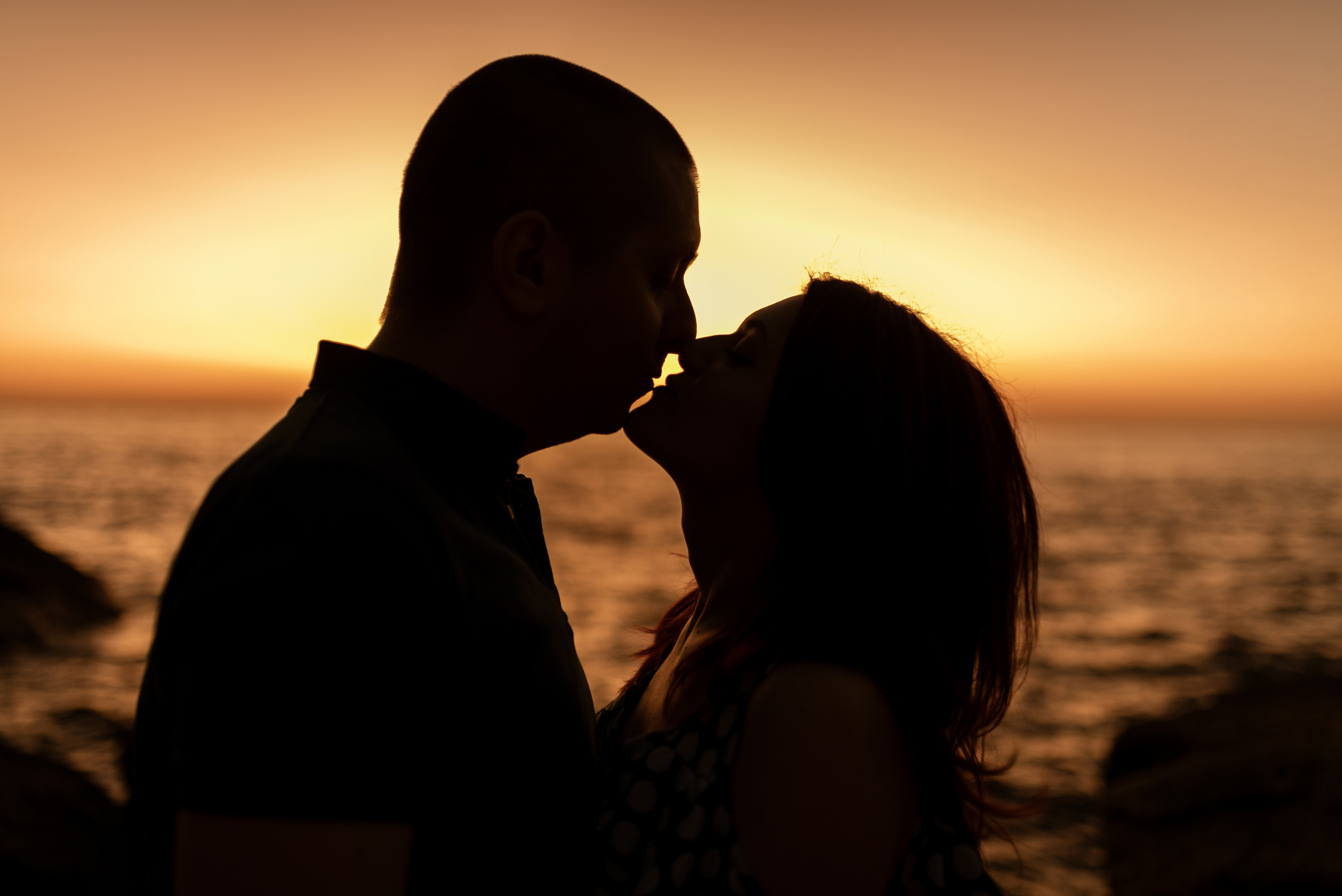 Морской рассвет. Паша и Наташа