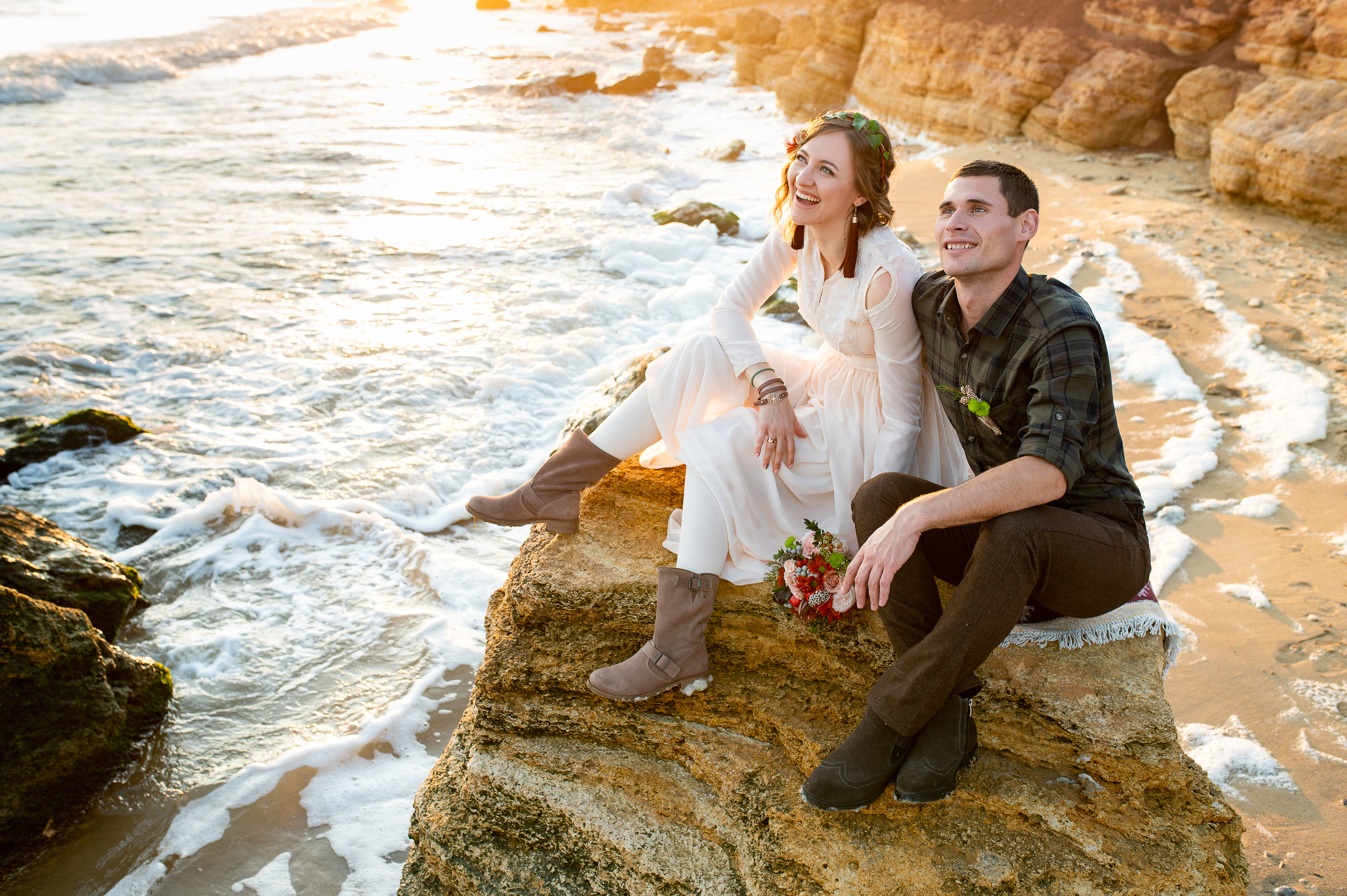 Осень и море, свадебная фотопрогулка