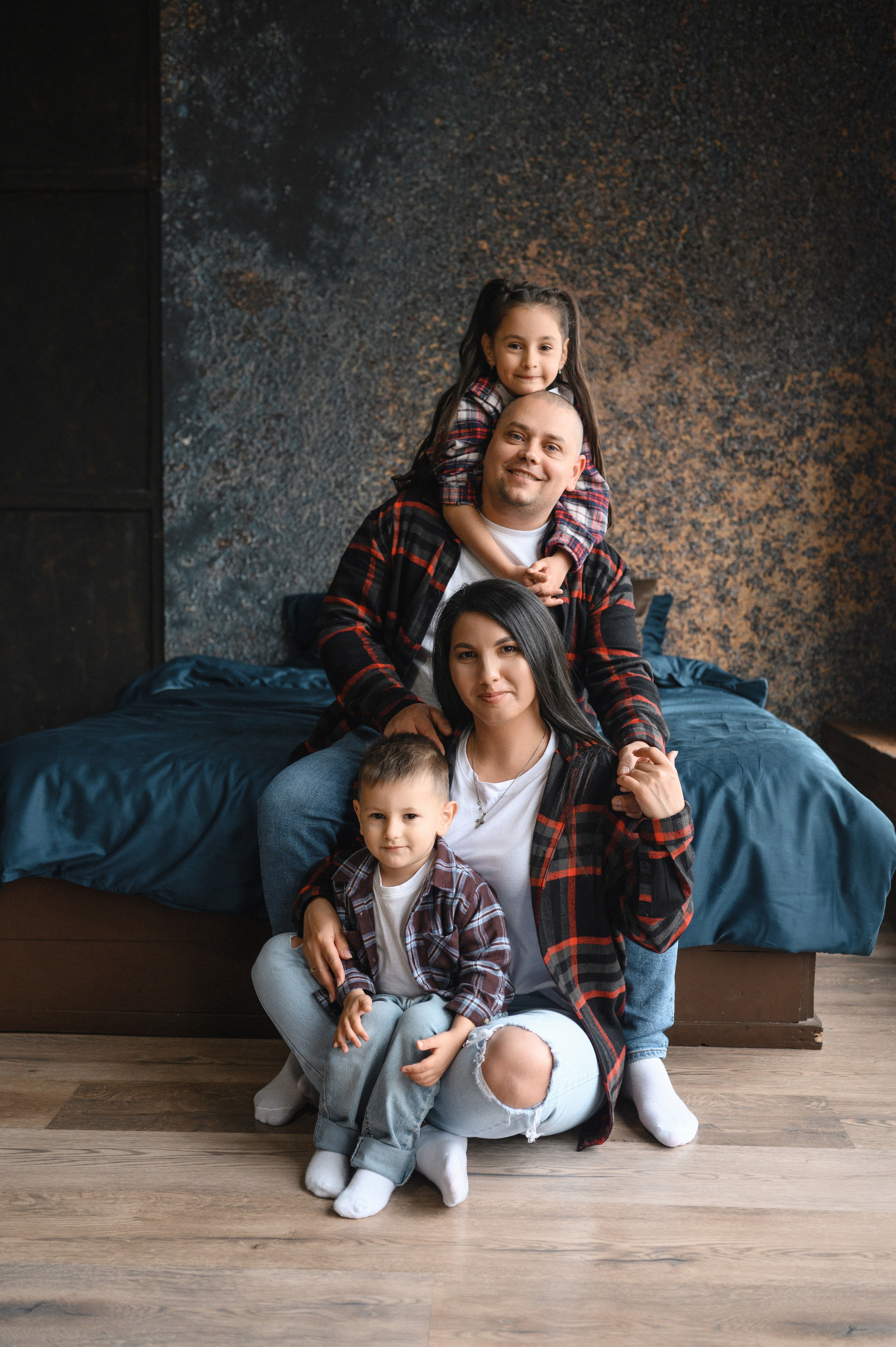 Валик, Валя, Даша и Даня. Кишинев