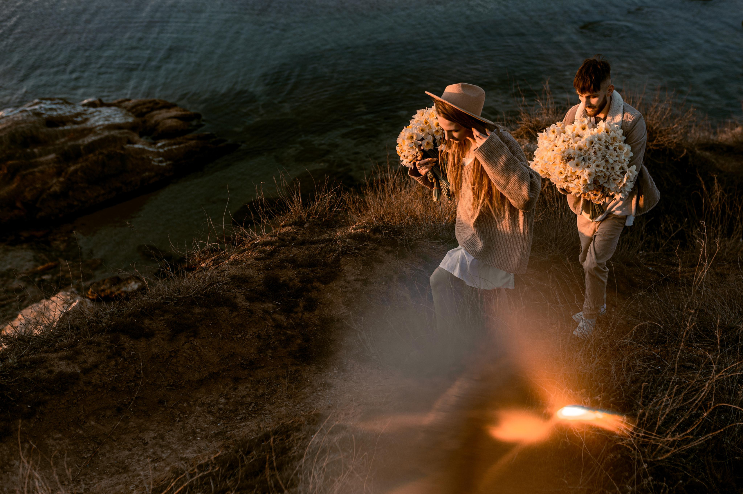 Любовь с нарциссами или рассвет на Фонтанке