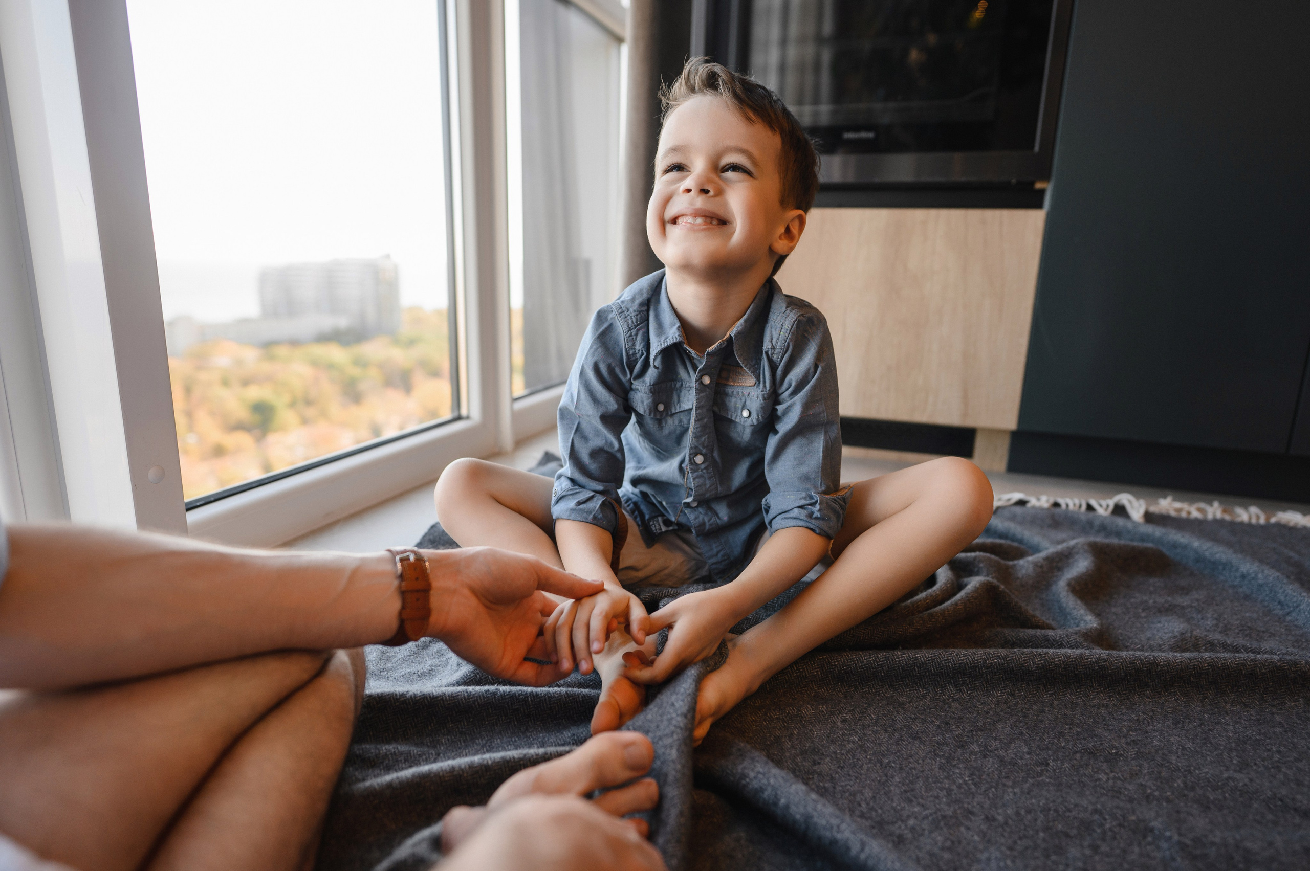 Семейная фотосессия дома