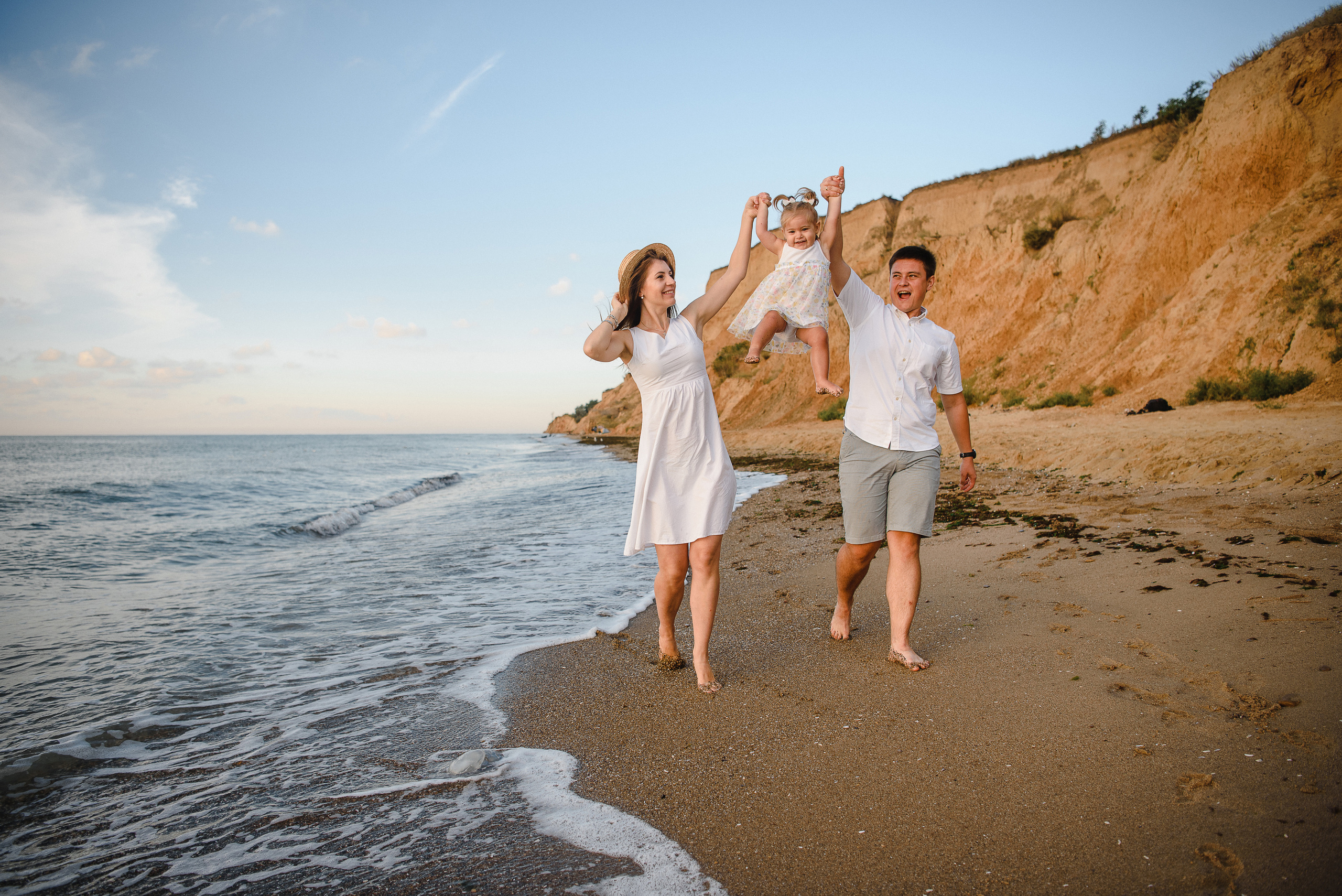 Костя, Марго и Ева на Санжейке