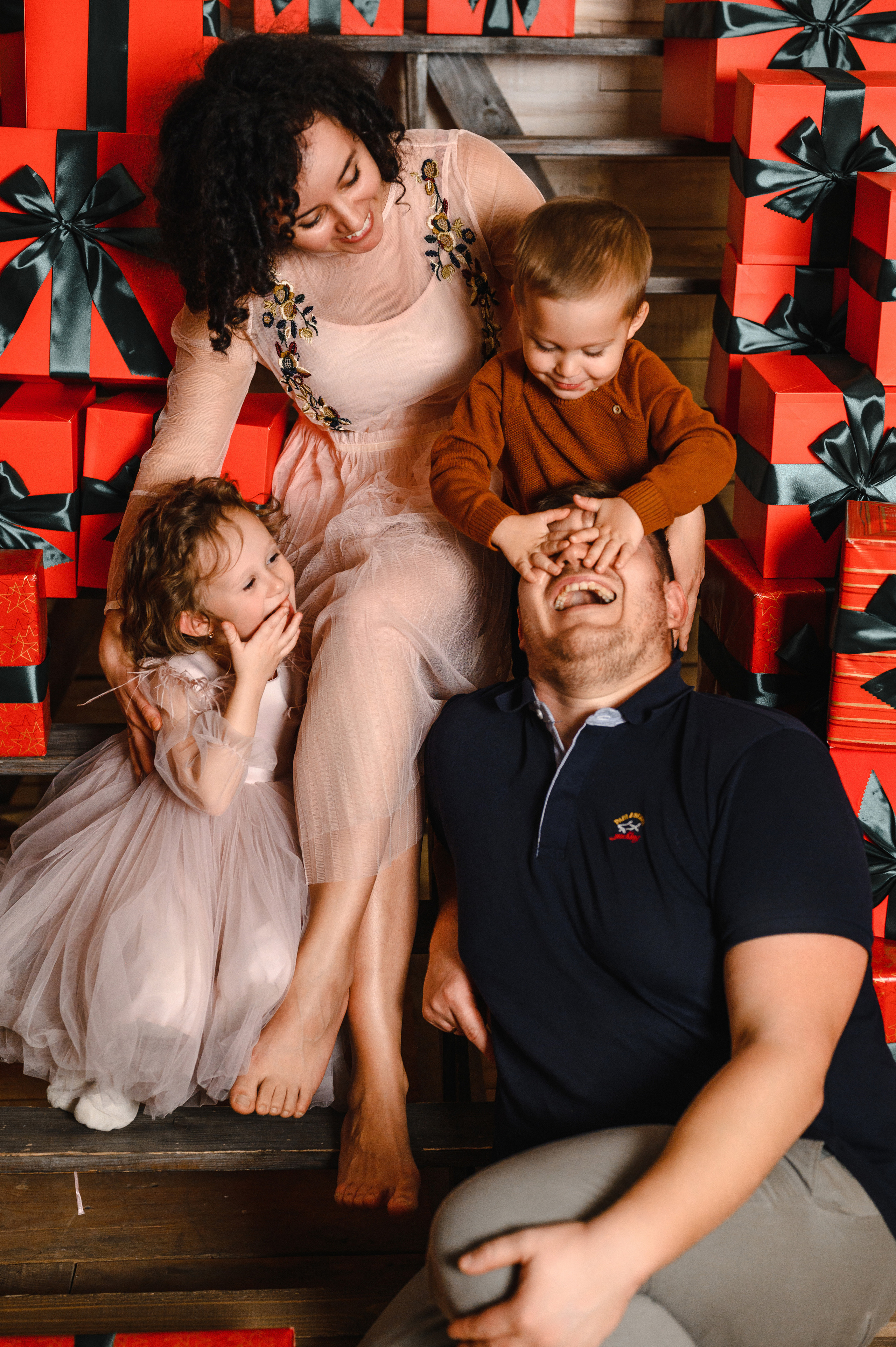 Новогодняя семейная сьемка для Паличевых. Budu Art