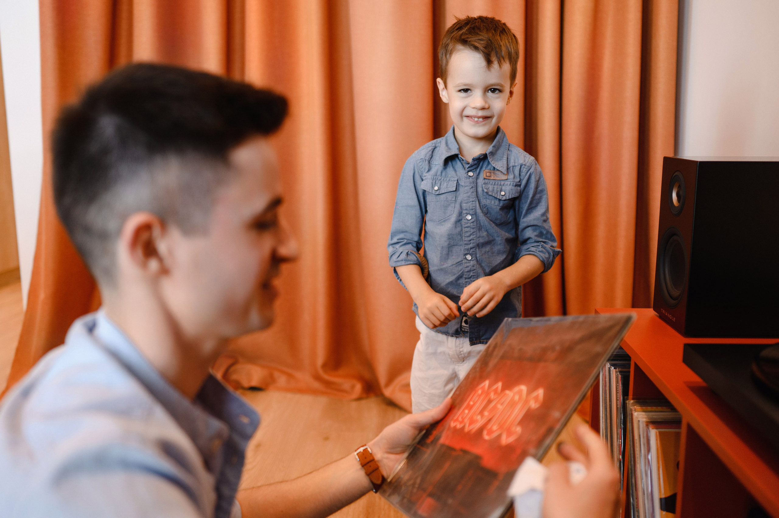 Семейная фотосессия дома