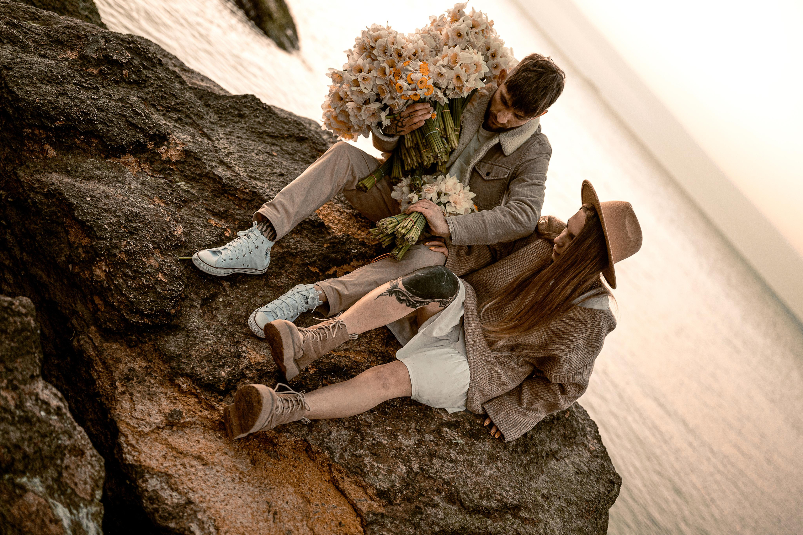 Любовь с нарциссами или рассвет на Фонтанке