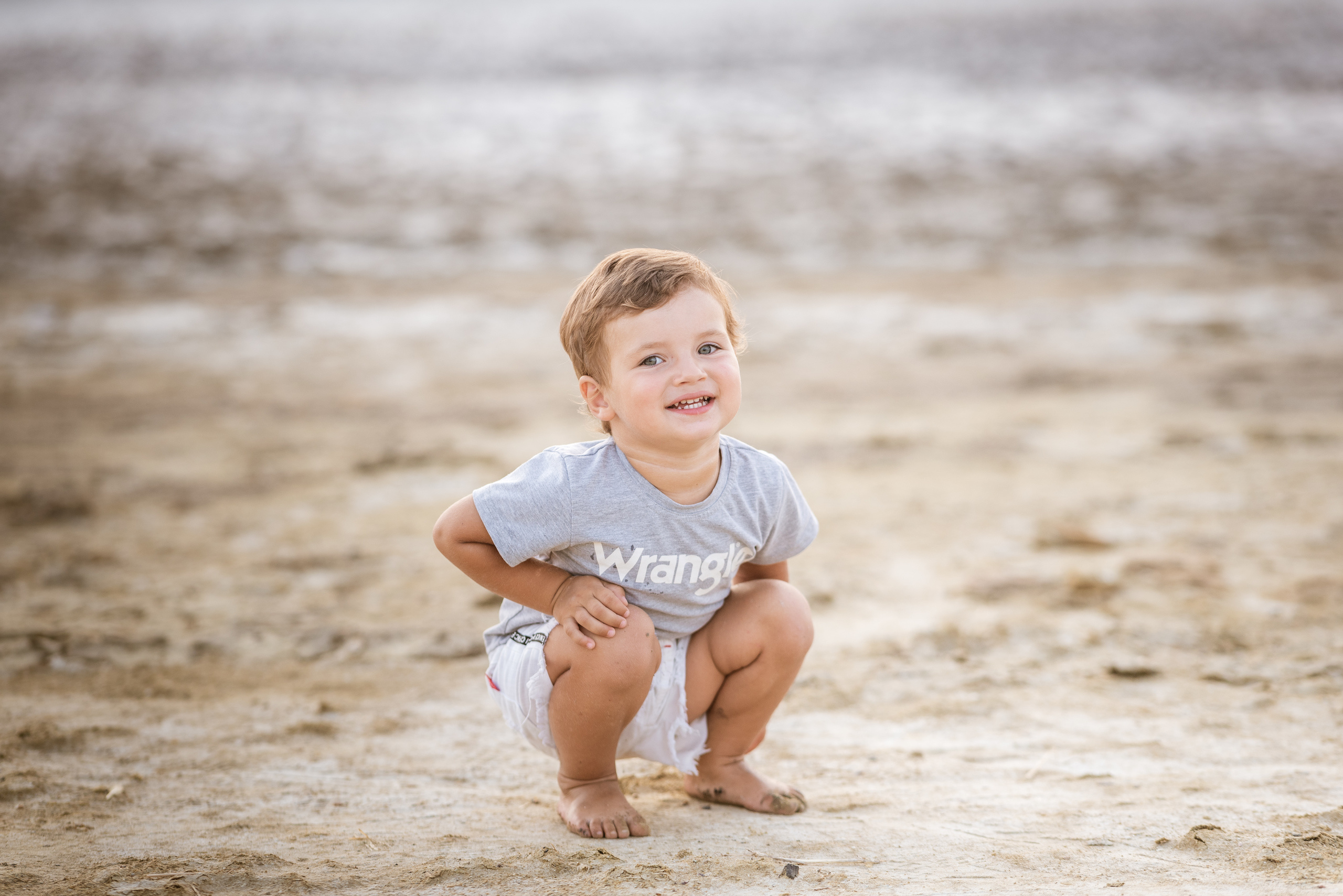 Дина и Тима на Куяльнике