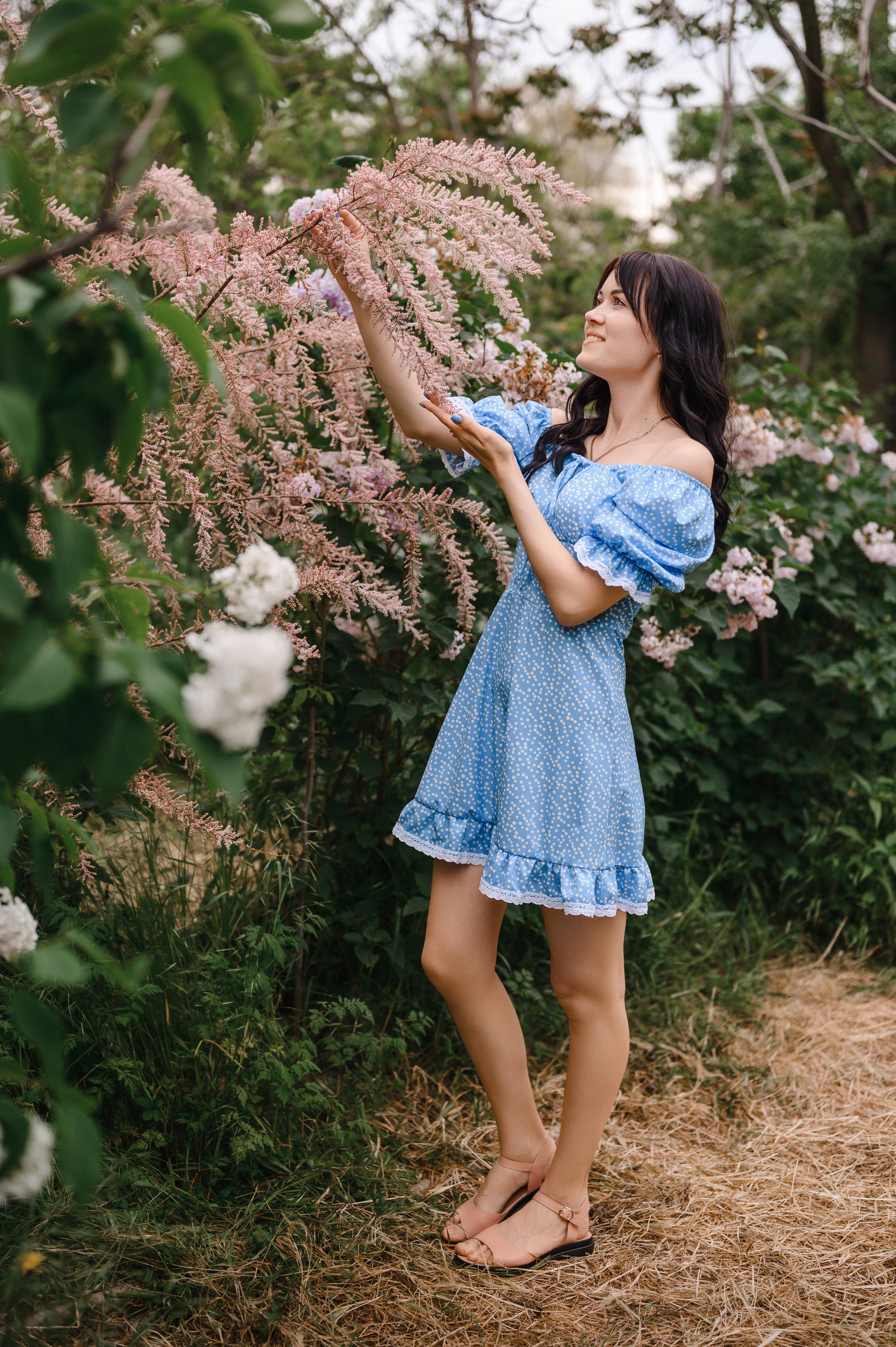 Оля, Макс и Тимоша в Ботаническом саду