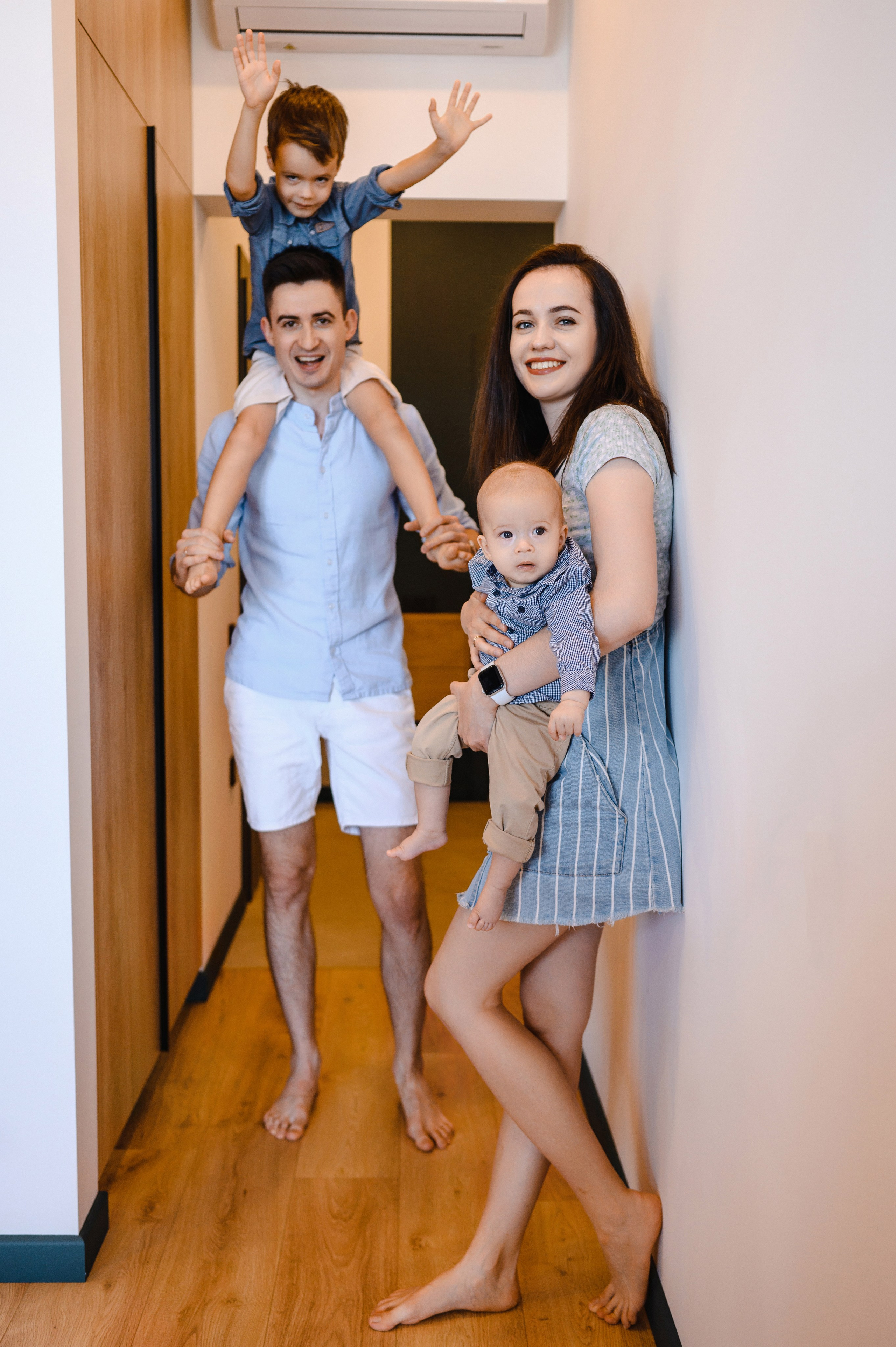 Семейная фотосессия дома