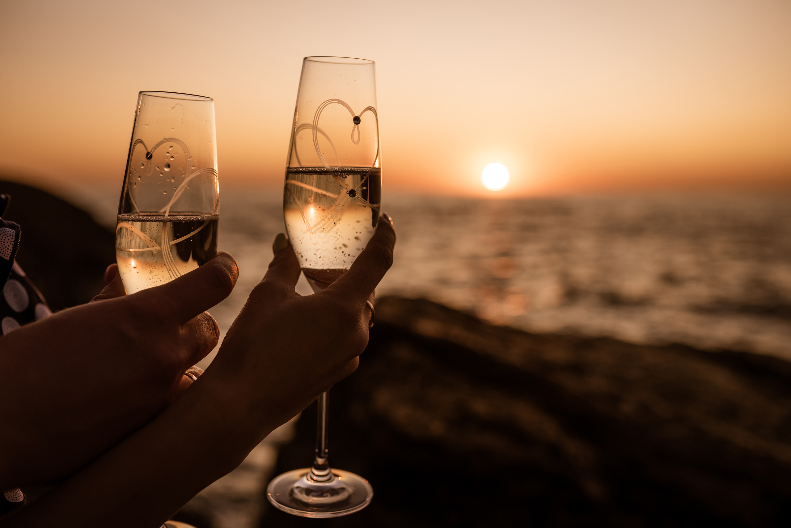 Морской рассвет. Паша и Наташа