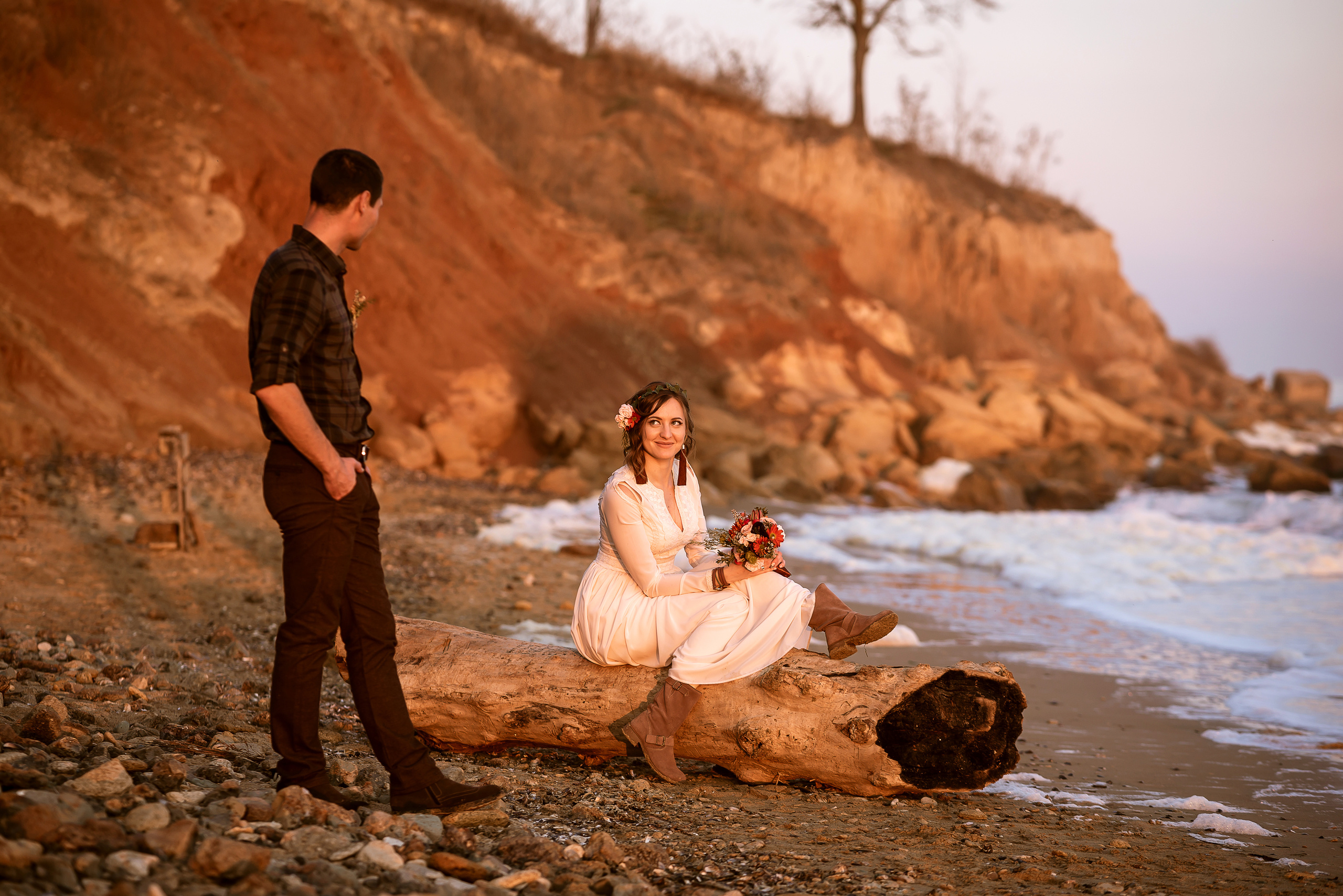 Осень и море, свадебная фотопрогулка