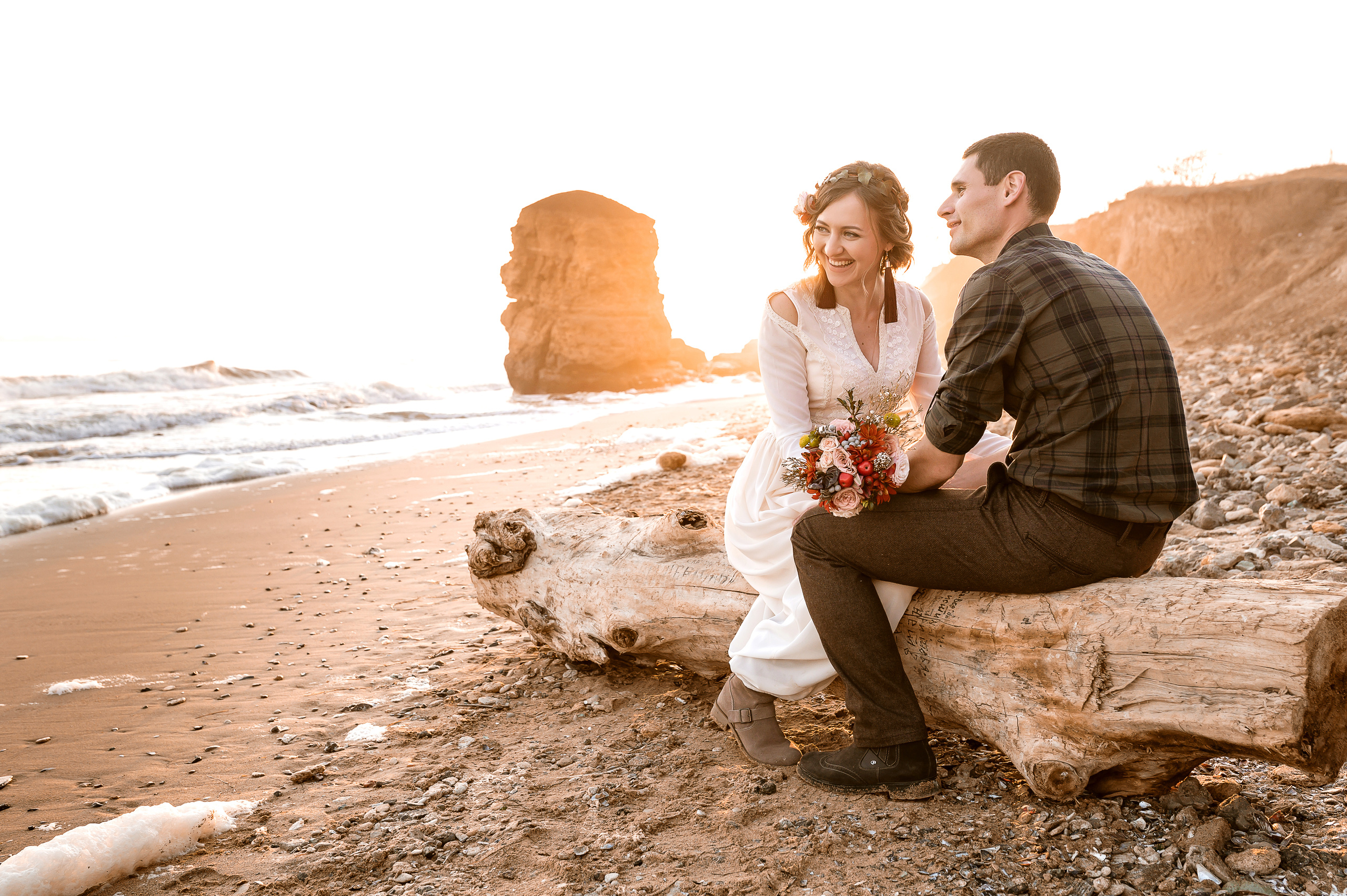Осень и море, свадебная фотопрогулка